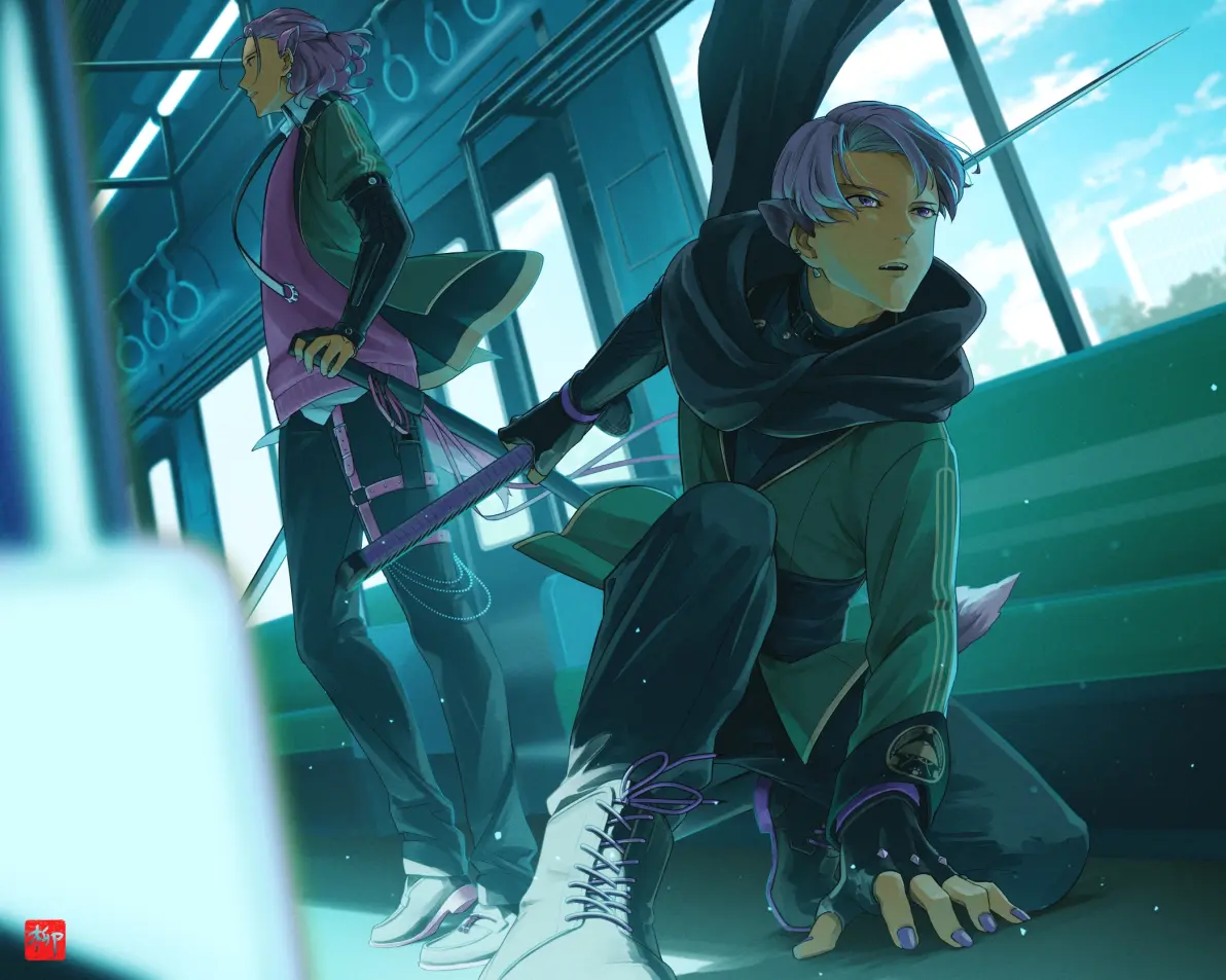 图片[13]-令人舒心的节奏 – 电车插画特辑-忙忙软件库