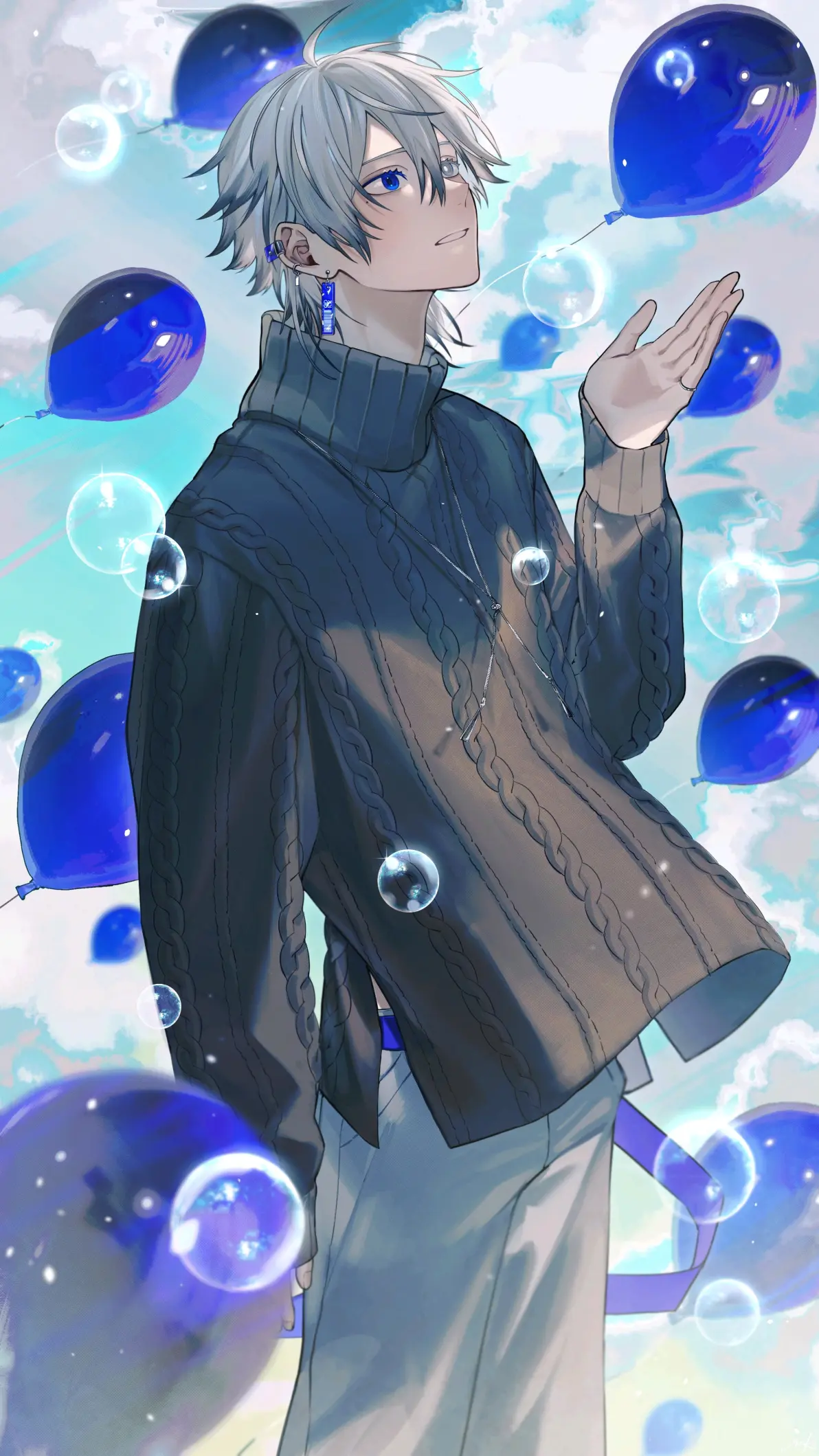 图片[8]-广阔无垠 – 蓝天与男子插画特辑-忙忙软件库