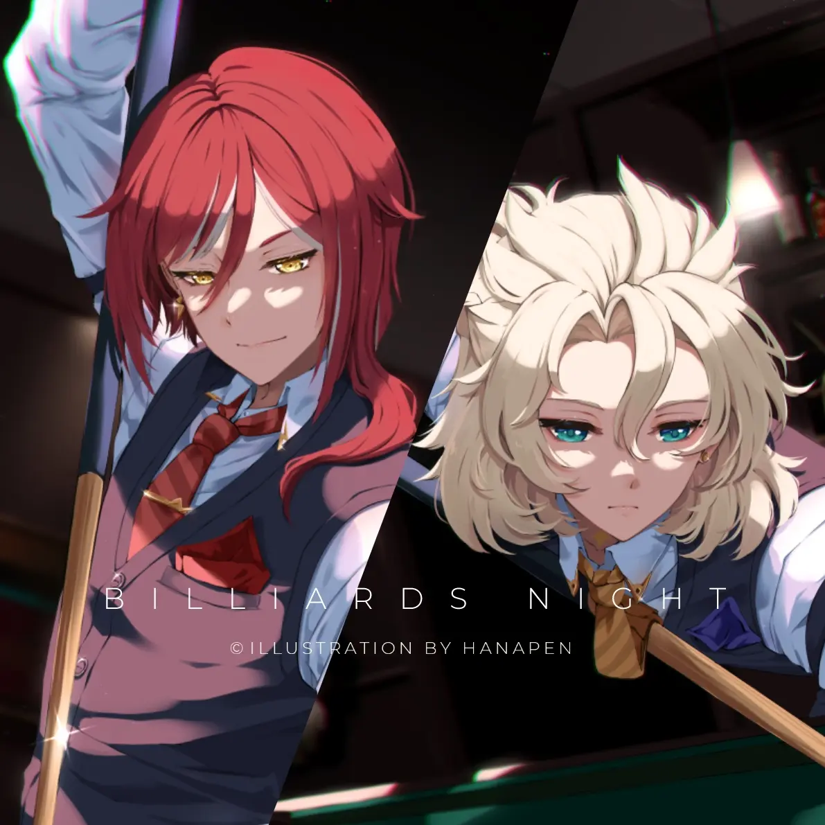 图片[5]-桌上智斗 – 台球插画特辑-忙忙软件库