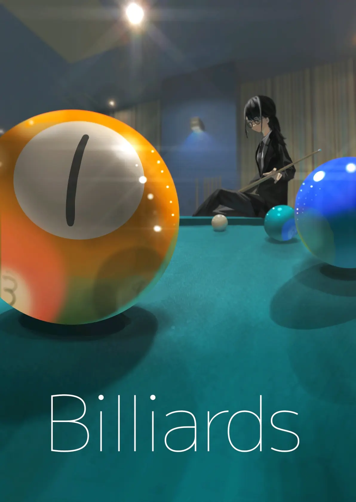 图片[12]-桌上智斗 – 台球插画特辑-忙忙软件库