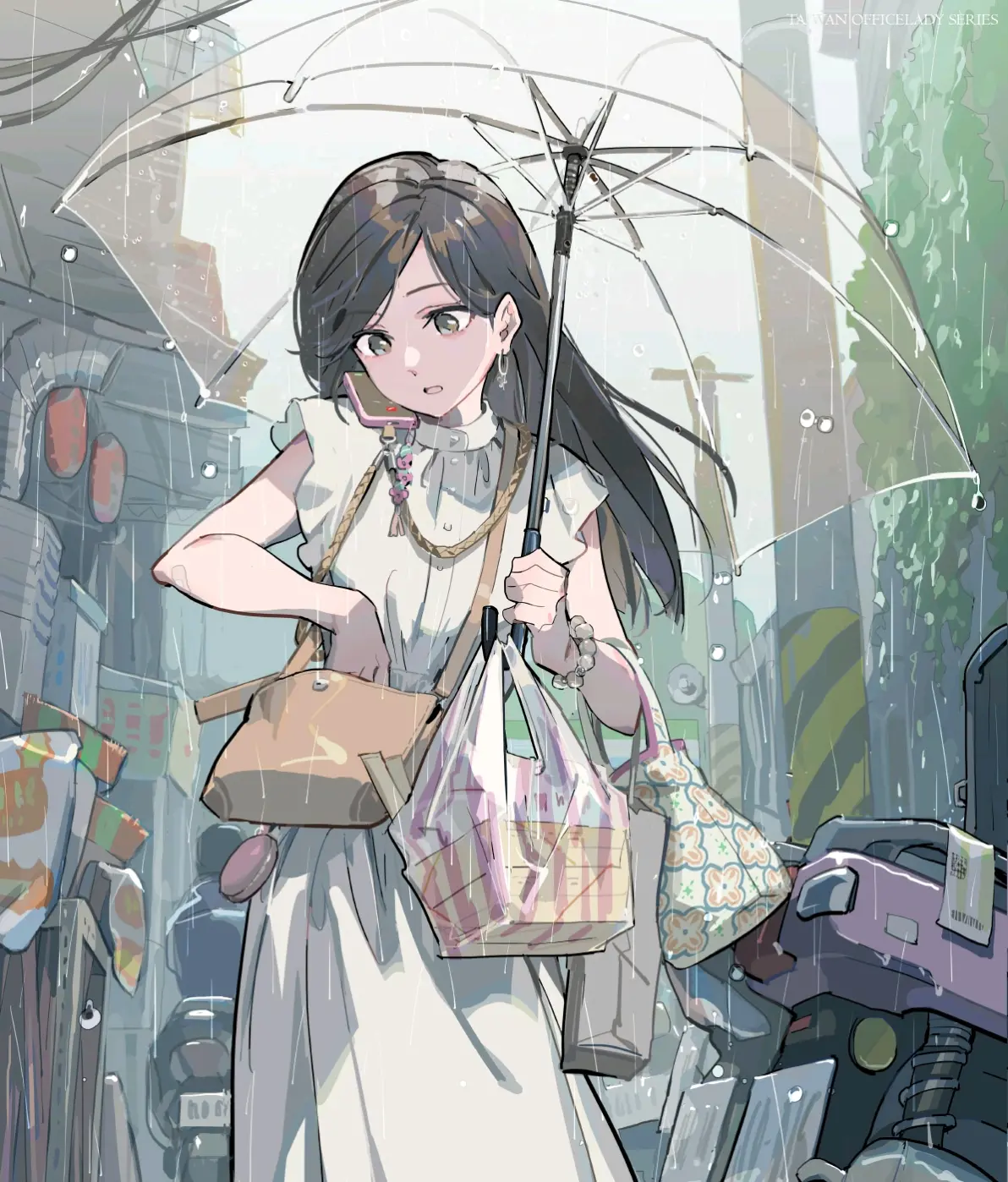 图片[6]-穿搭神器♡ – 肩背包插画特辑-忙忙软件库