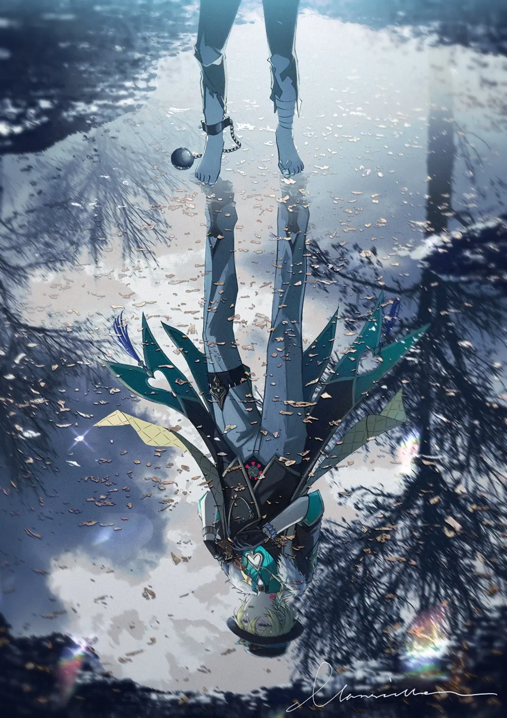 图片[4]-倒映出的世界 – 水面倒影插画特辑-忙忙软件库