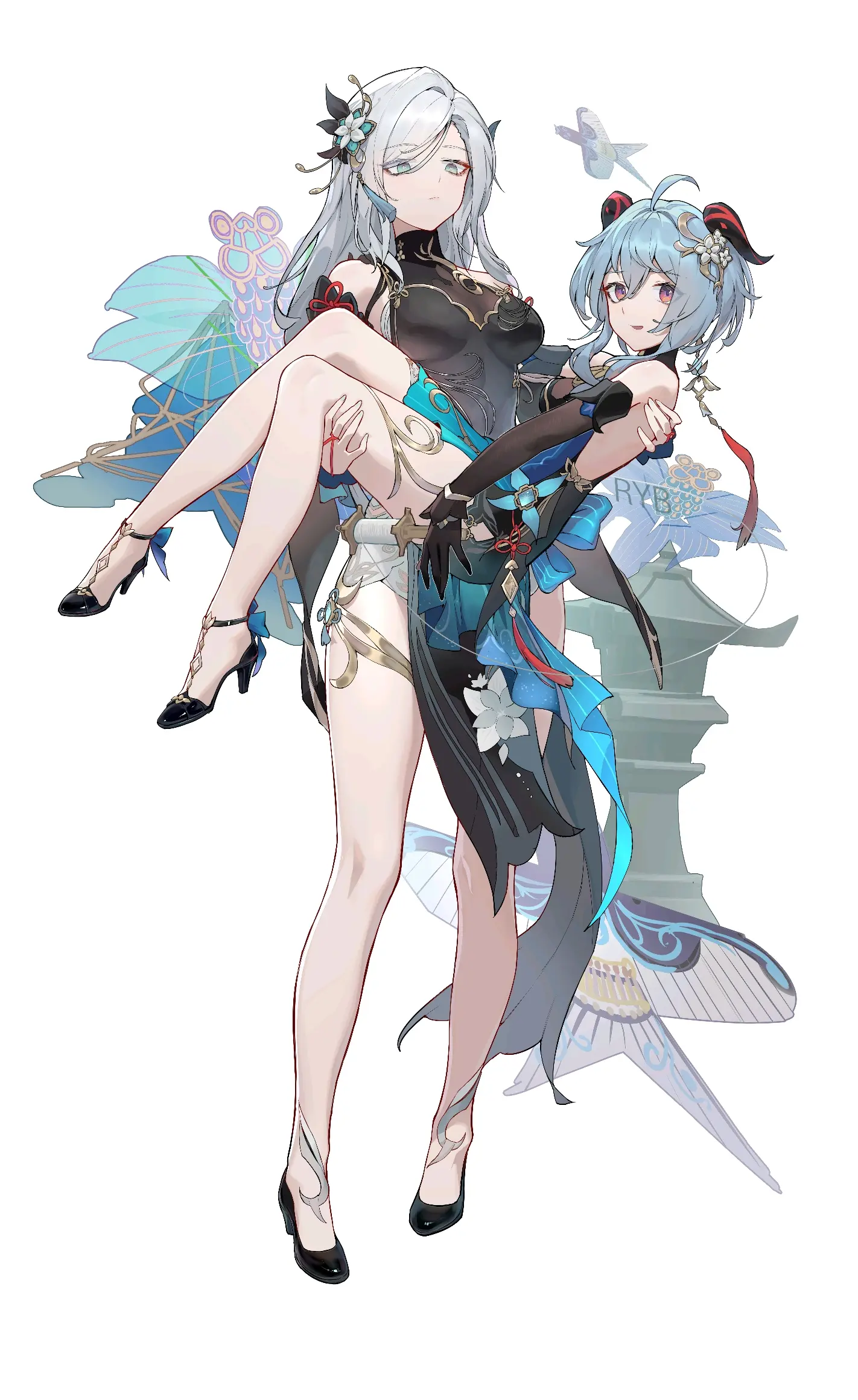 图片[1]-温柔包裹 – 「公主抱」插画特辑-忙忙软件库