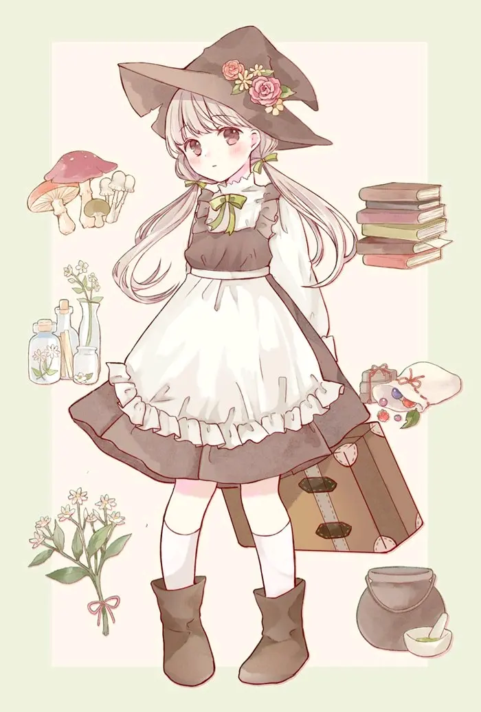 图片[8]-享受时尚乐趣♡ – 连衣裙插画特辑-忙忙软件库