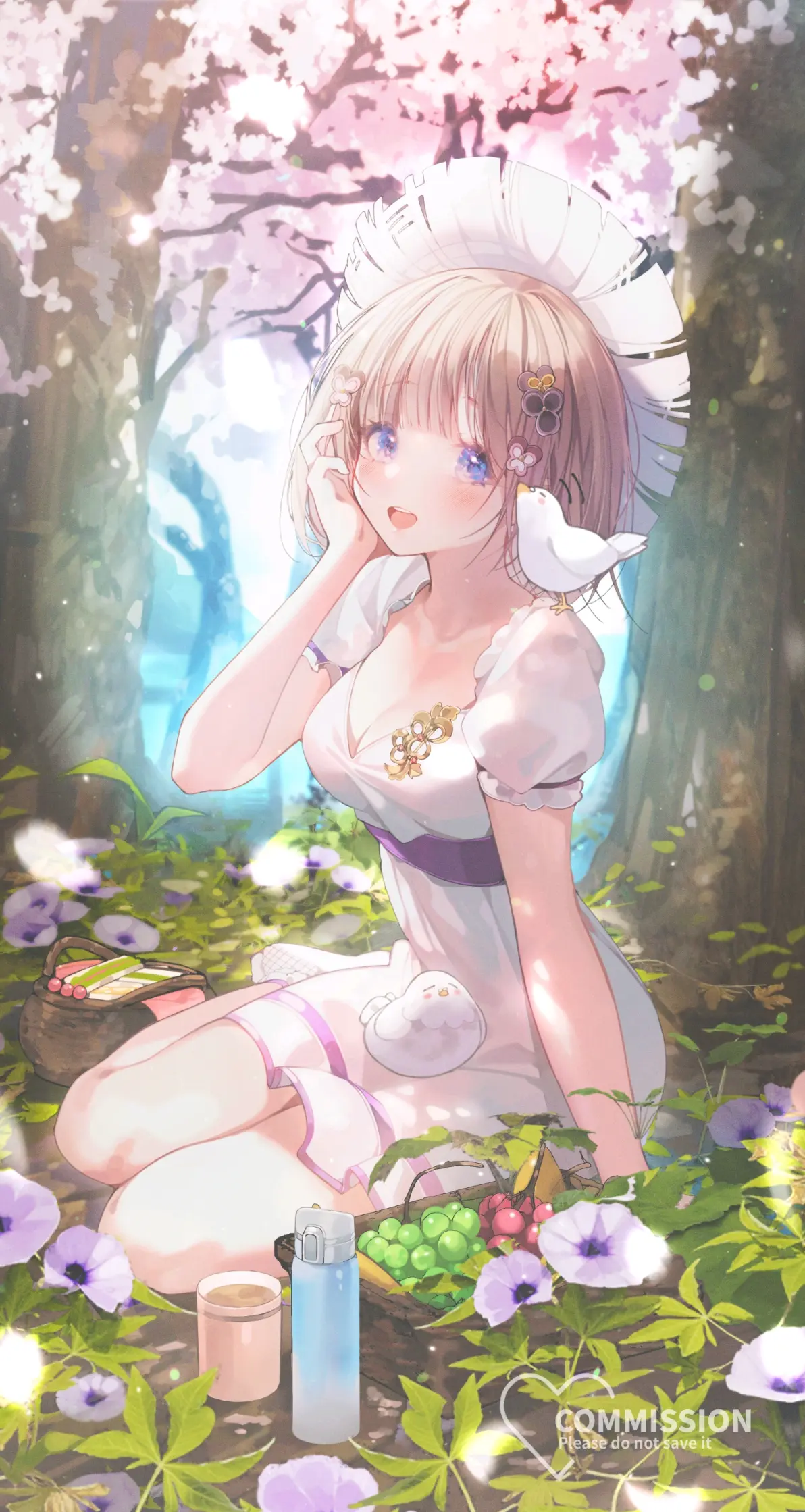 图片[3]-细腻的动作♡ – 手碰头发插画特辑-忙忙软件库