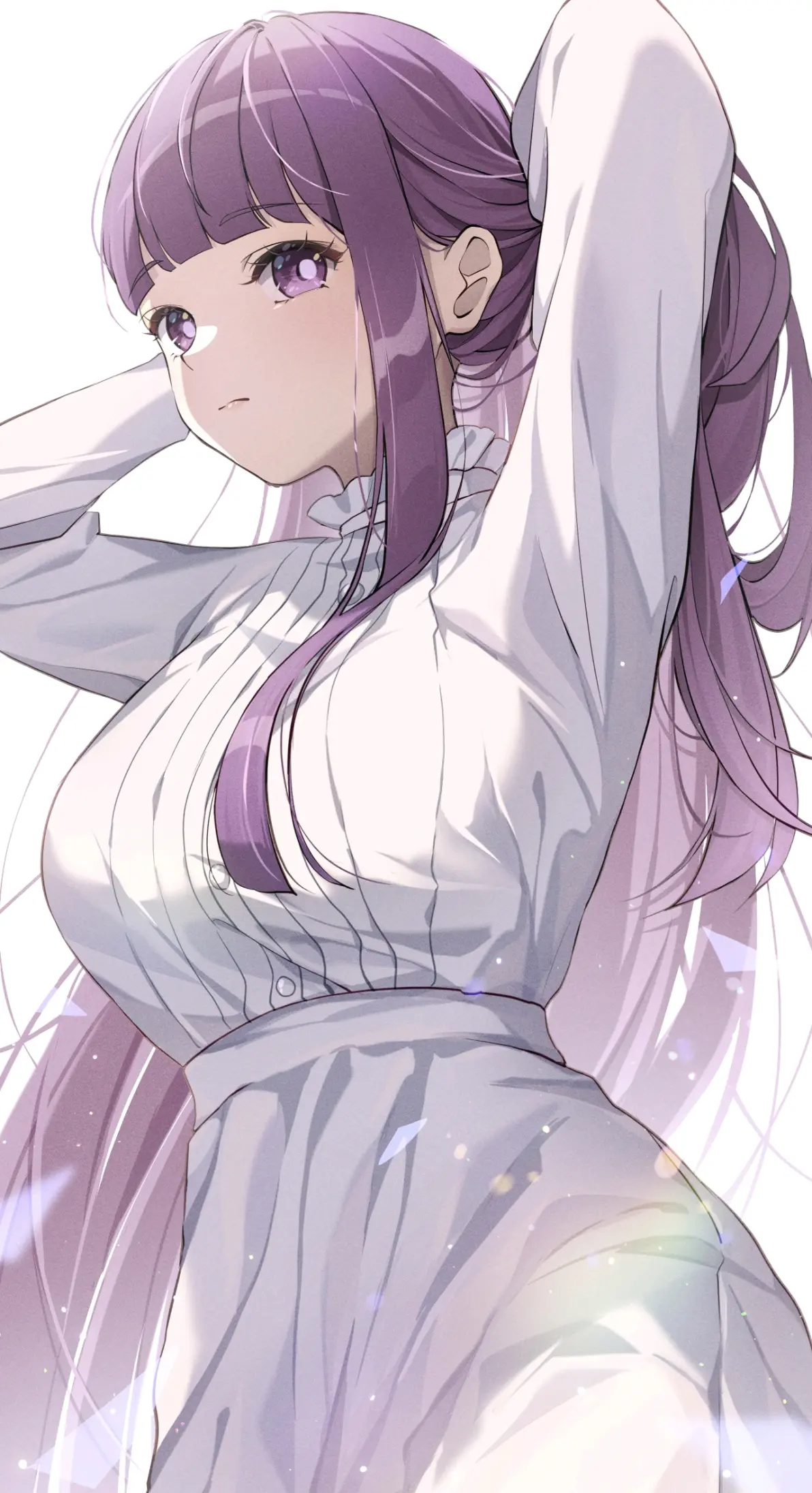 图片[8]-细腻的动作♡ – 手碰头发插画特辑-忙忙软件库