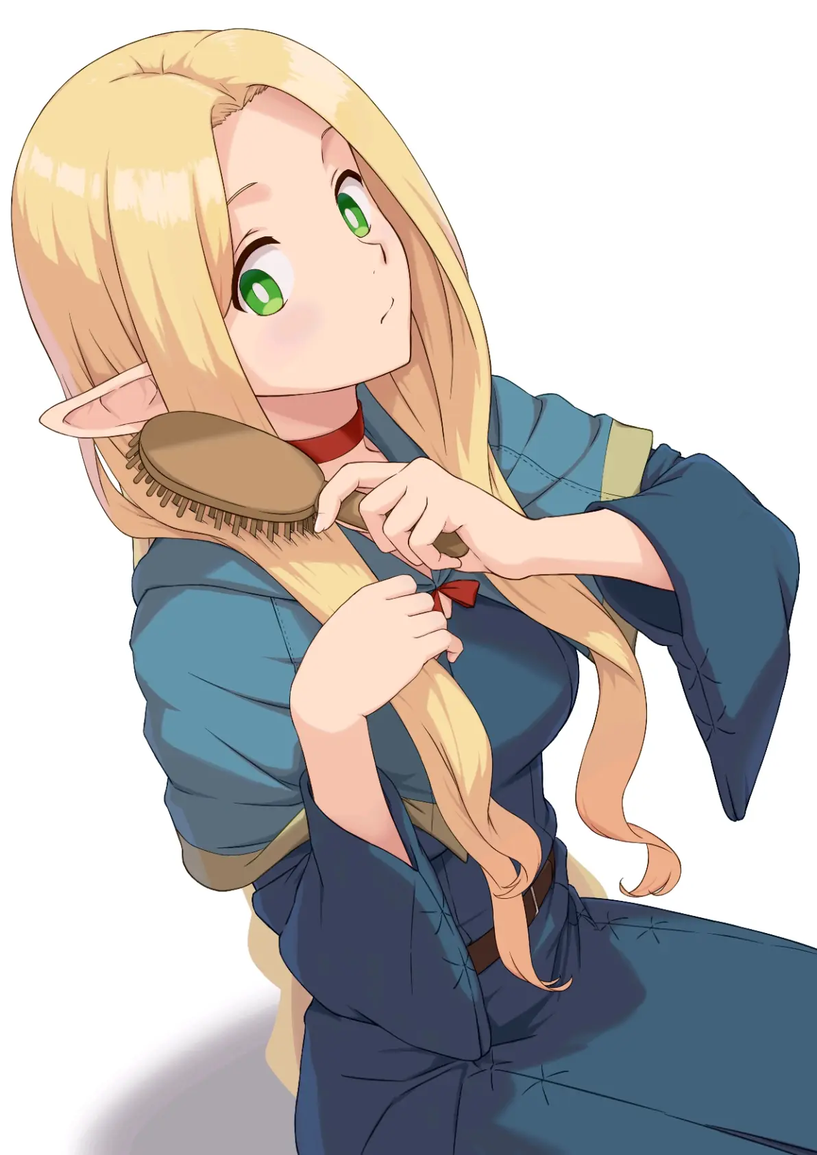 图片[9]-细腻的动作♡ – 手碰头发插画特辑-忙忙软件库