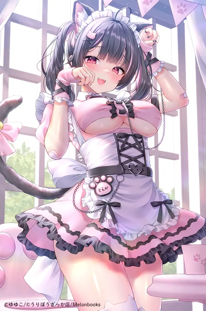 图片[10]-怎么这喵可爱♡ – 猫耳女子插画特辑-忙忙软件库