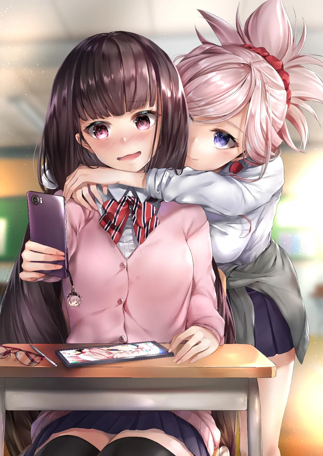 图片[8]-百合美图安利，谁能拒绝两个女孩子贴贴(百合)美图呢？-忙忙软件库