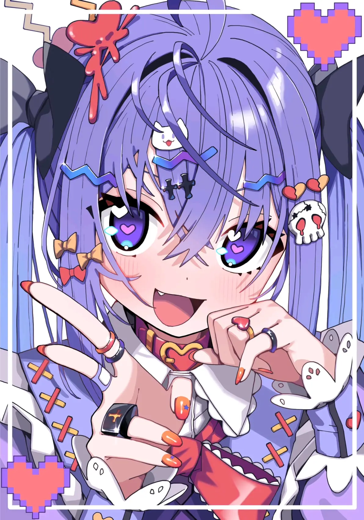 图片[11]-心动的眼神♡ – 「眼冒爱心」插画特辑-忙忙软件库