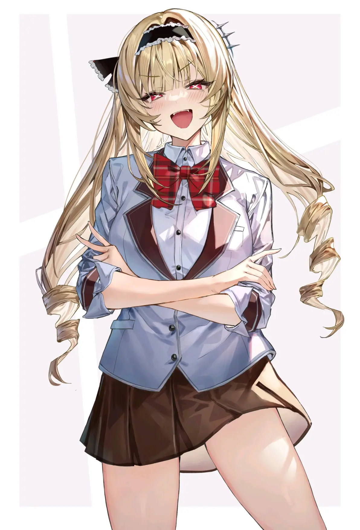 图片[3]-诉说情感的姿势 – 双手环胸插画特辑-忙忙软件库