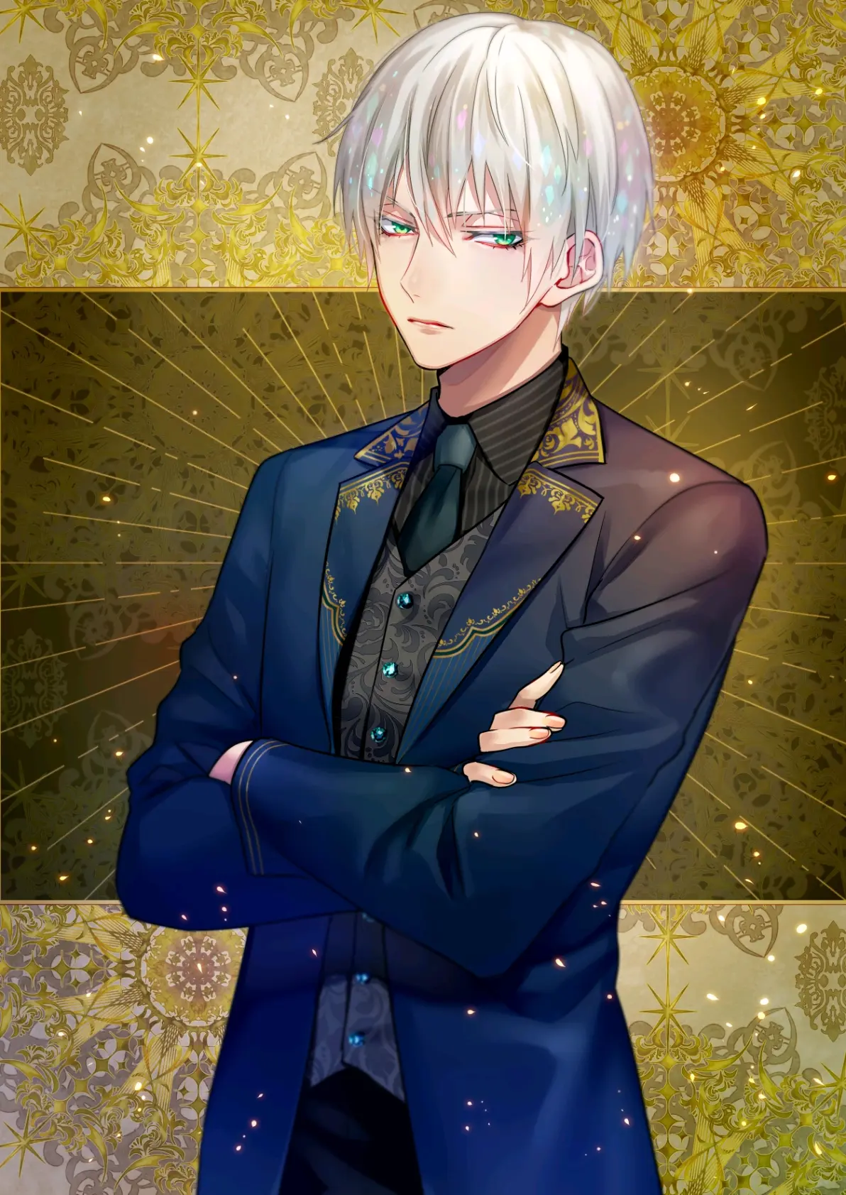 图片[6]-诉说情感的姿势 – 双手环胸插画特辑-忙忙软件库