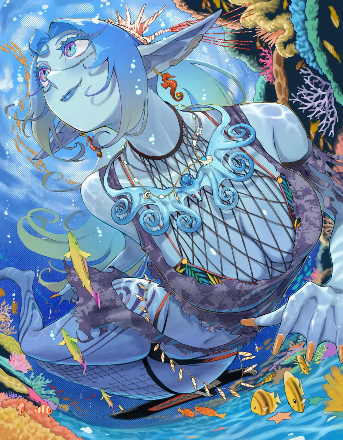 图片[4]-神秘又惹人怜爱 – 妖精插画特辑-忙忙软件库