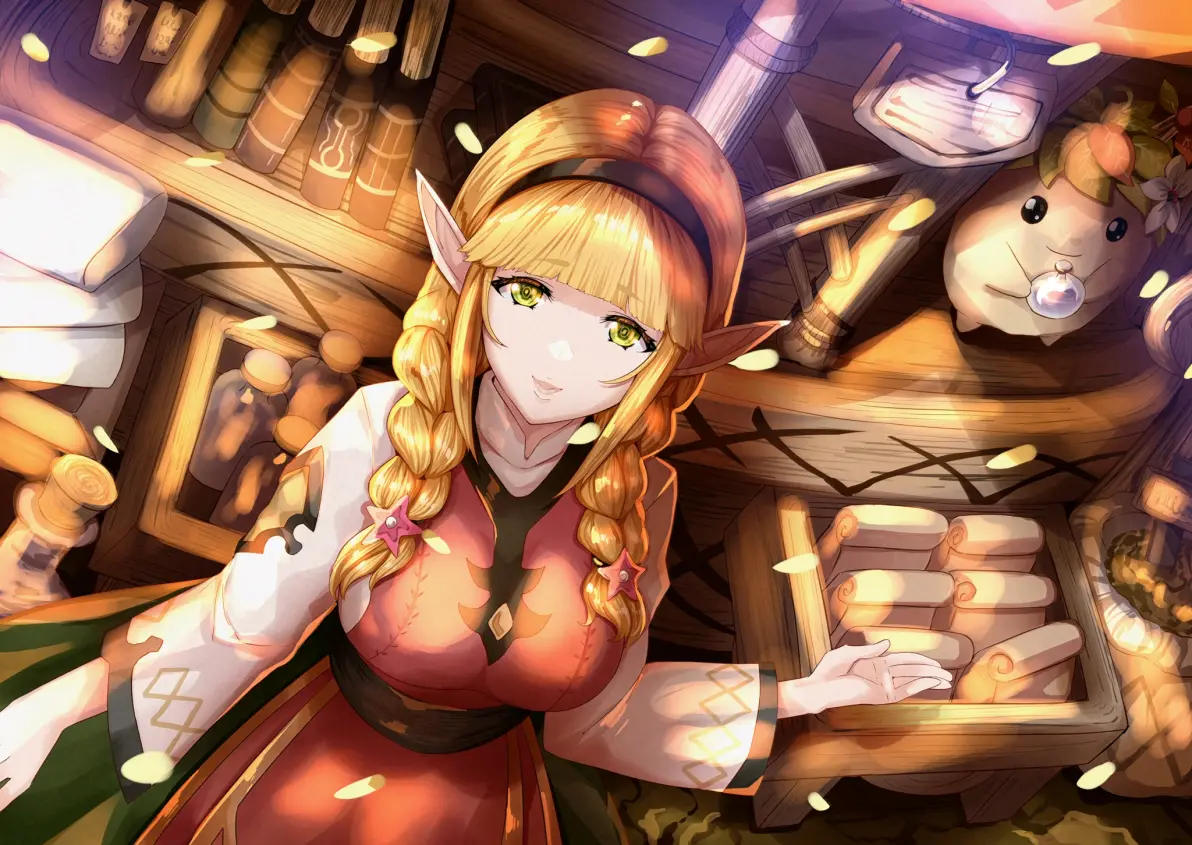 图片[6]-神秘又惹人怜爱 – 妖精插画特辑-忙忙软件库