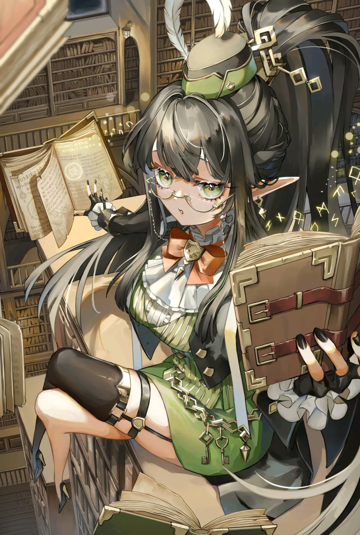 图片[7]-神秘又惹人怜爱 – 妖精插画特辑-忙忙软件库