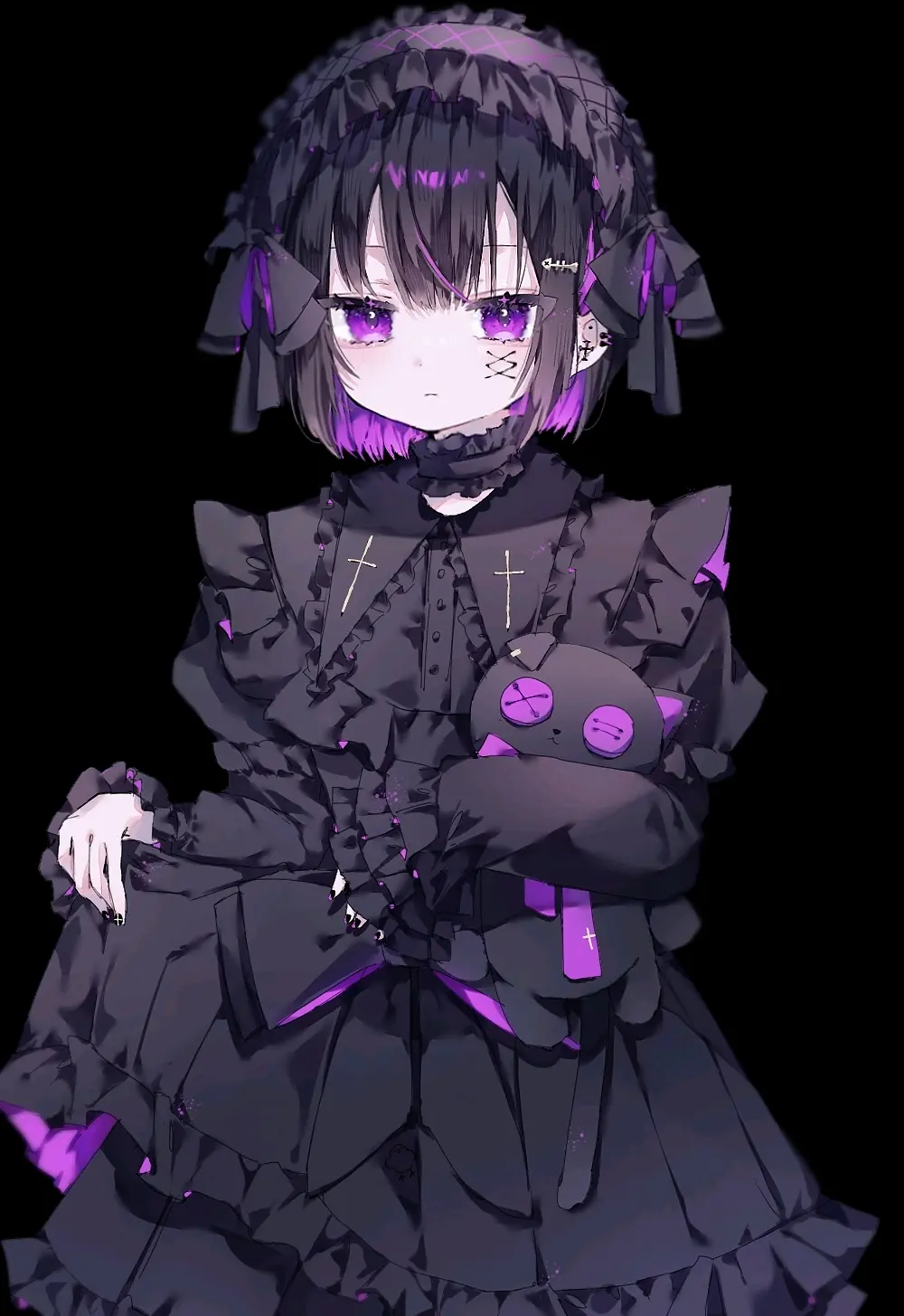 图片[3]-优雅暗黑风♡ -哥特萝莉塔插画特辑-忙忙软件库