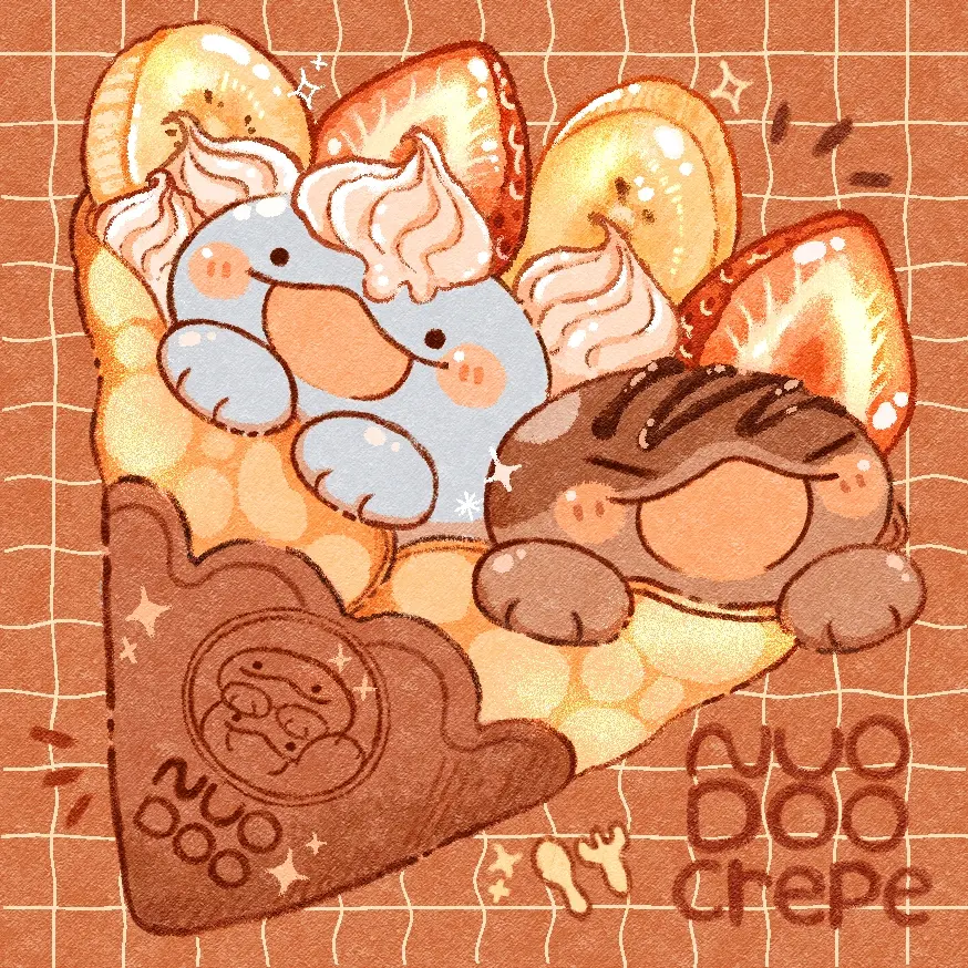 图片[2]-将所有甜蜜轻轻包裹♡ – 可丽饼插画特辑-忙忙软件库