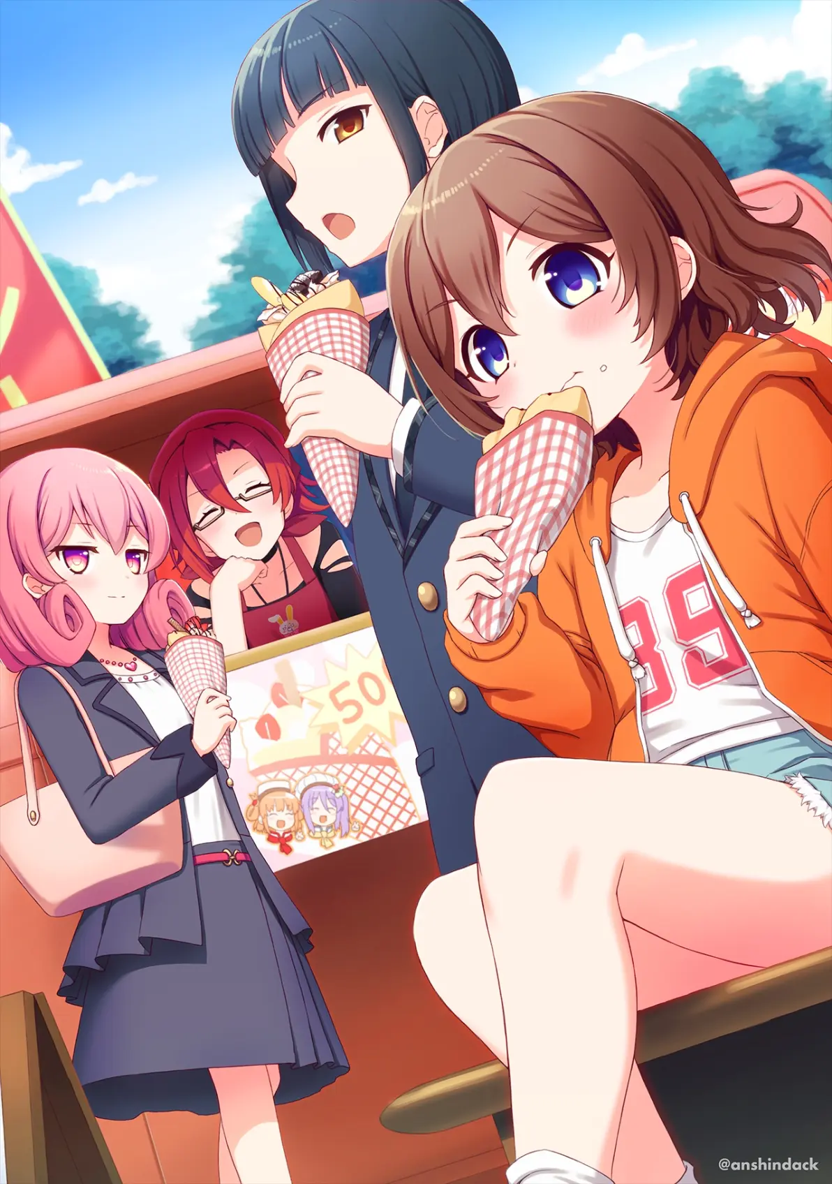 图片[13]-将所有甜蜜轻轻包裹♡ – 可丽饼插画特辑-忙忙软件库