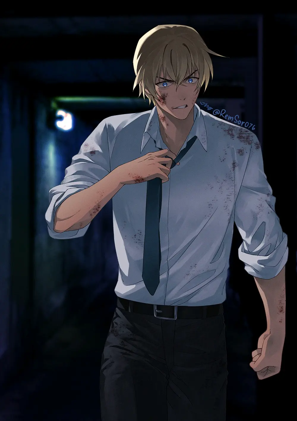 图片[7]-颈上的优雅 – 领带男子插画特辑-忙忙软件库