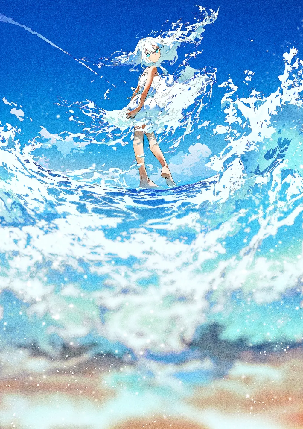 图片[15]-凉爽的临场感 – 水插画特辑-忙忙软件库