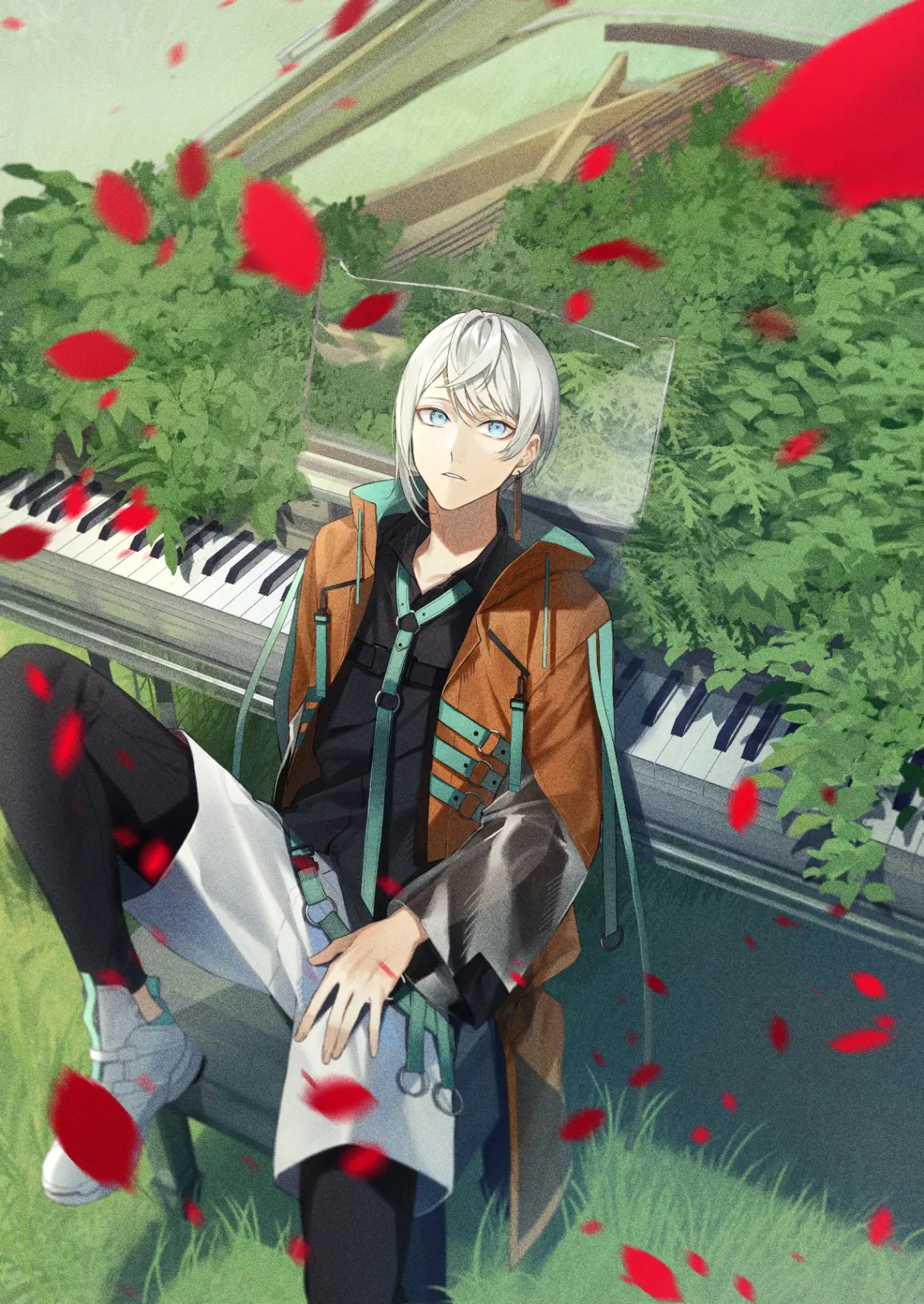 图片[1]-婉转旋律 – 钢琴插画特辑-忙忙软件库