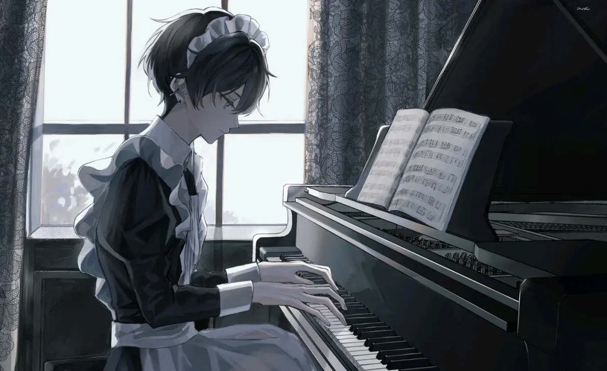 图片[6]-婉转旋律 – 钢琴插画特辑-忙忙软件库