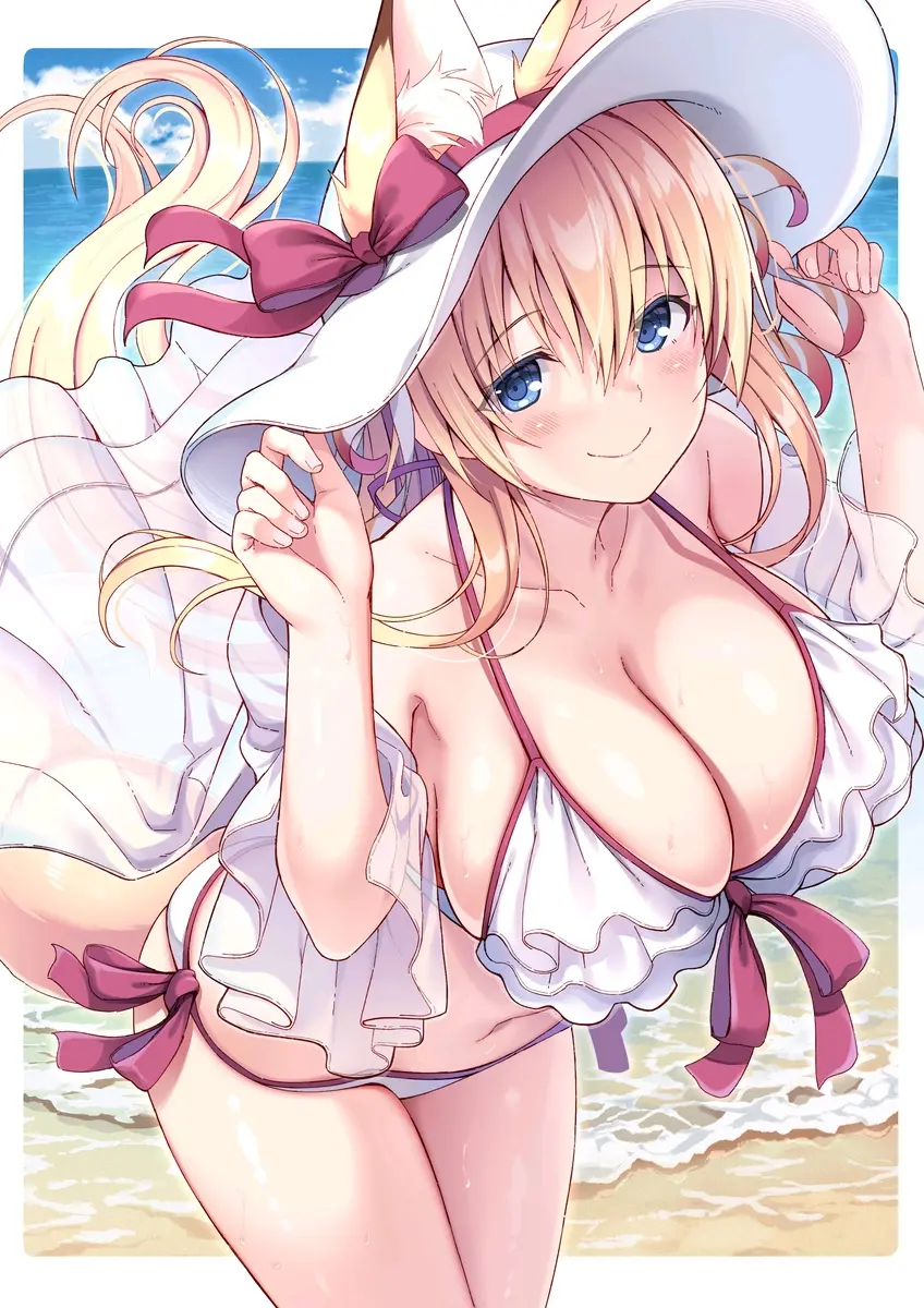 图片[4]-轻飘飘♡ – 荷叶边比基尼＆泳衣插画特辑-忙忙软件库