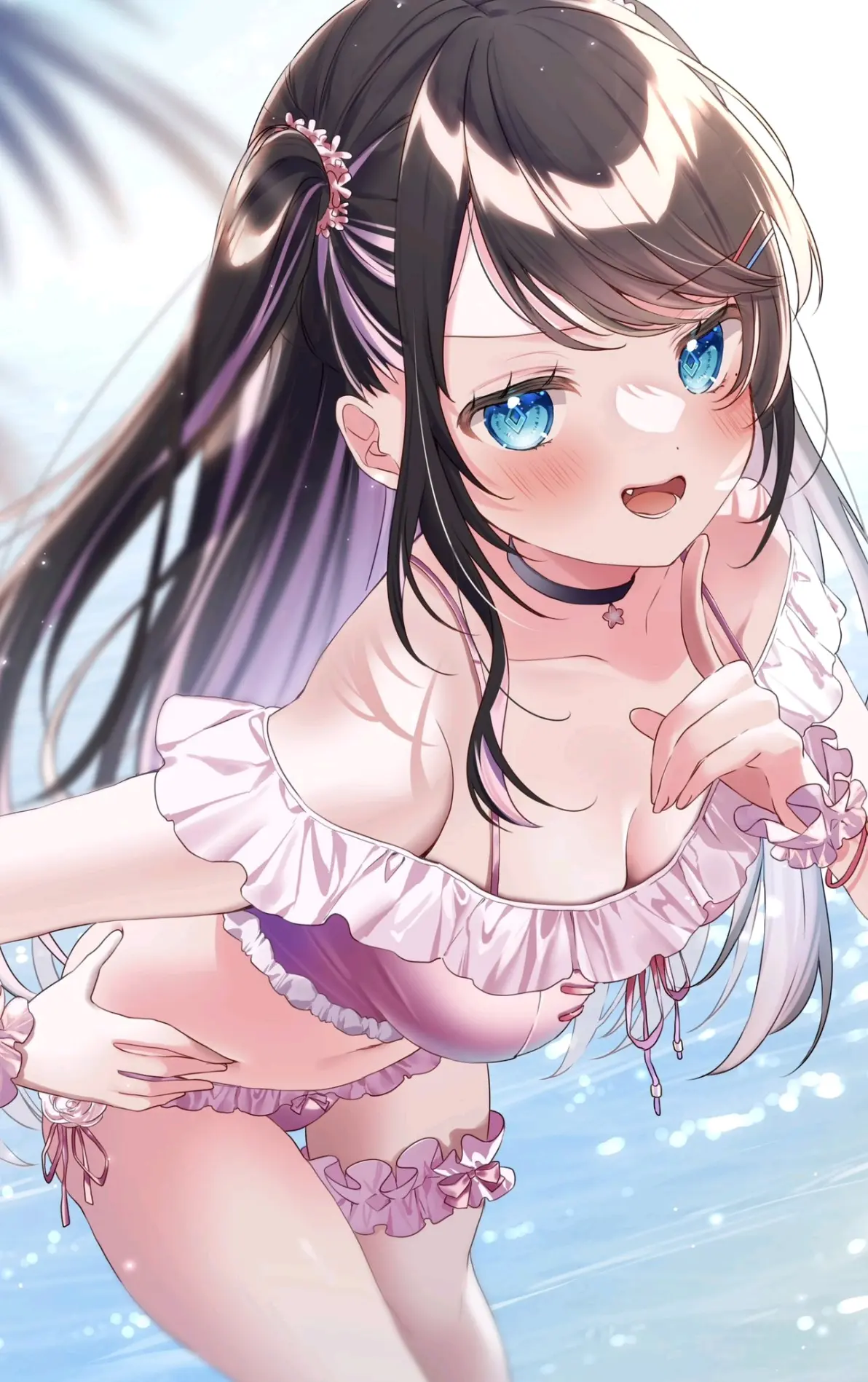 图片[11]-轻飘飘♡ – 荷叶边比基尼＆泳衣插画特辑-忙忙软件库