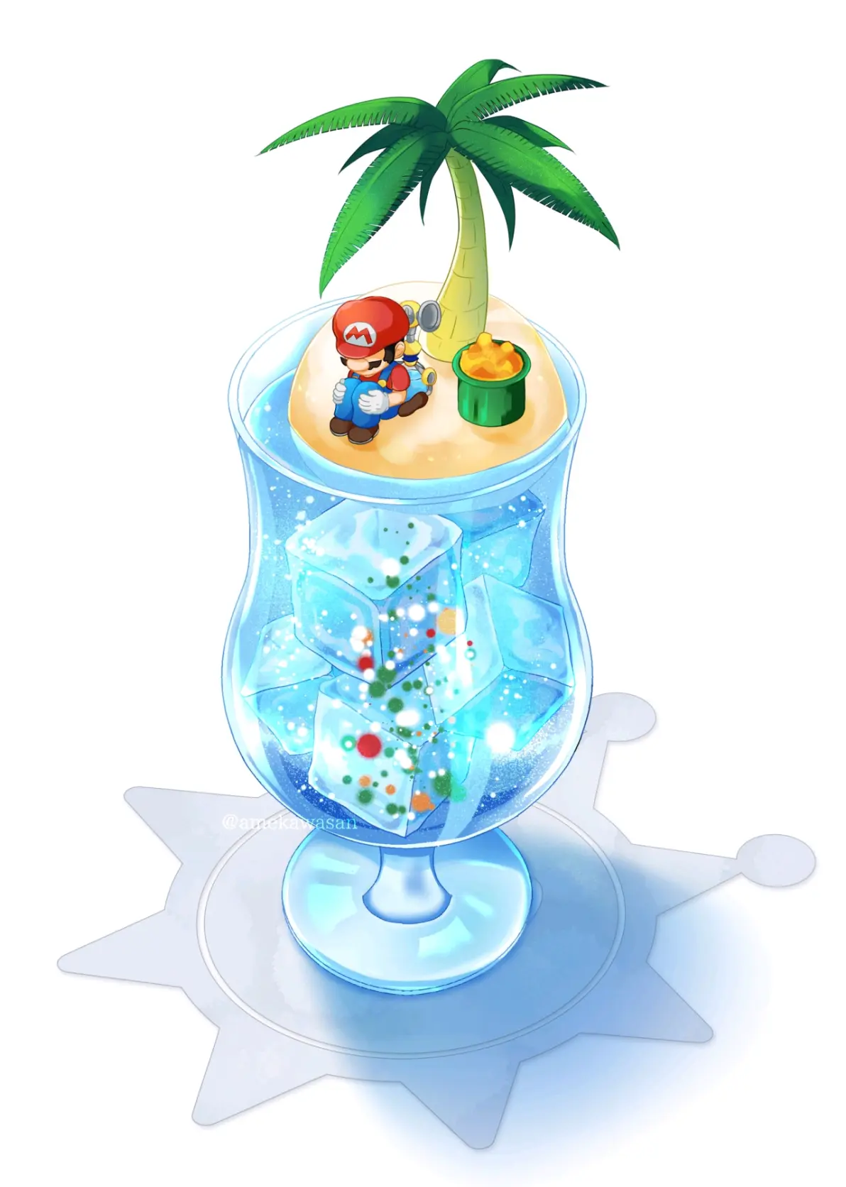 图片[3]-甜蜜又清爽♡ – 冰淇淋汽水插画特辑-忙忙软件库