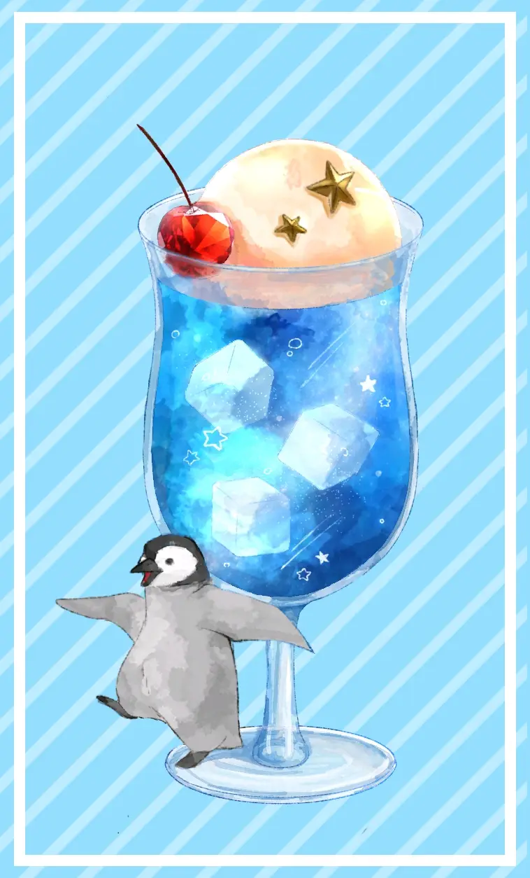 图片[5]-甜蜜又清爽♡ – 冰淇淋汽水插画特辑-忙忙软件库