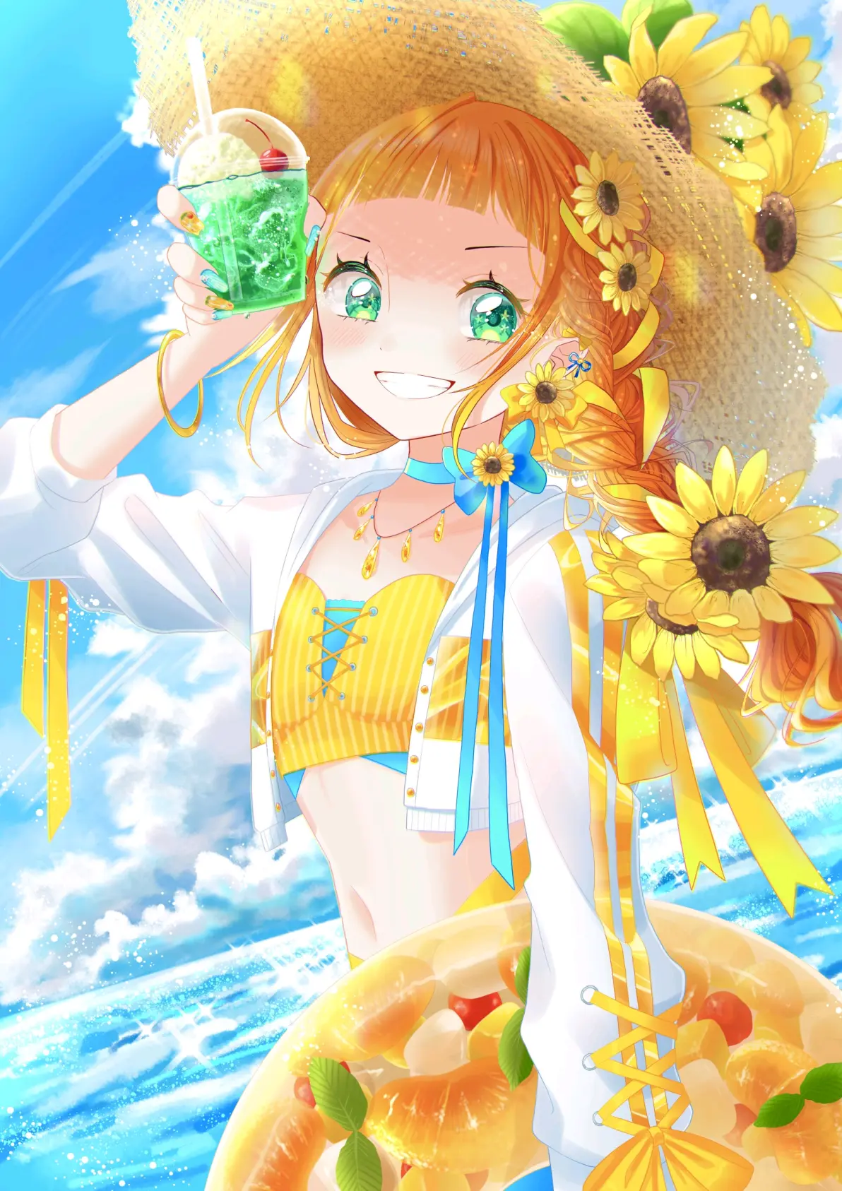 图片[13]-甜蜜又清爽♡ – 冰淇淋汽水插画特辑-忙忙软件库