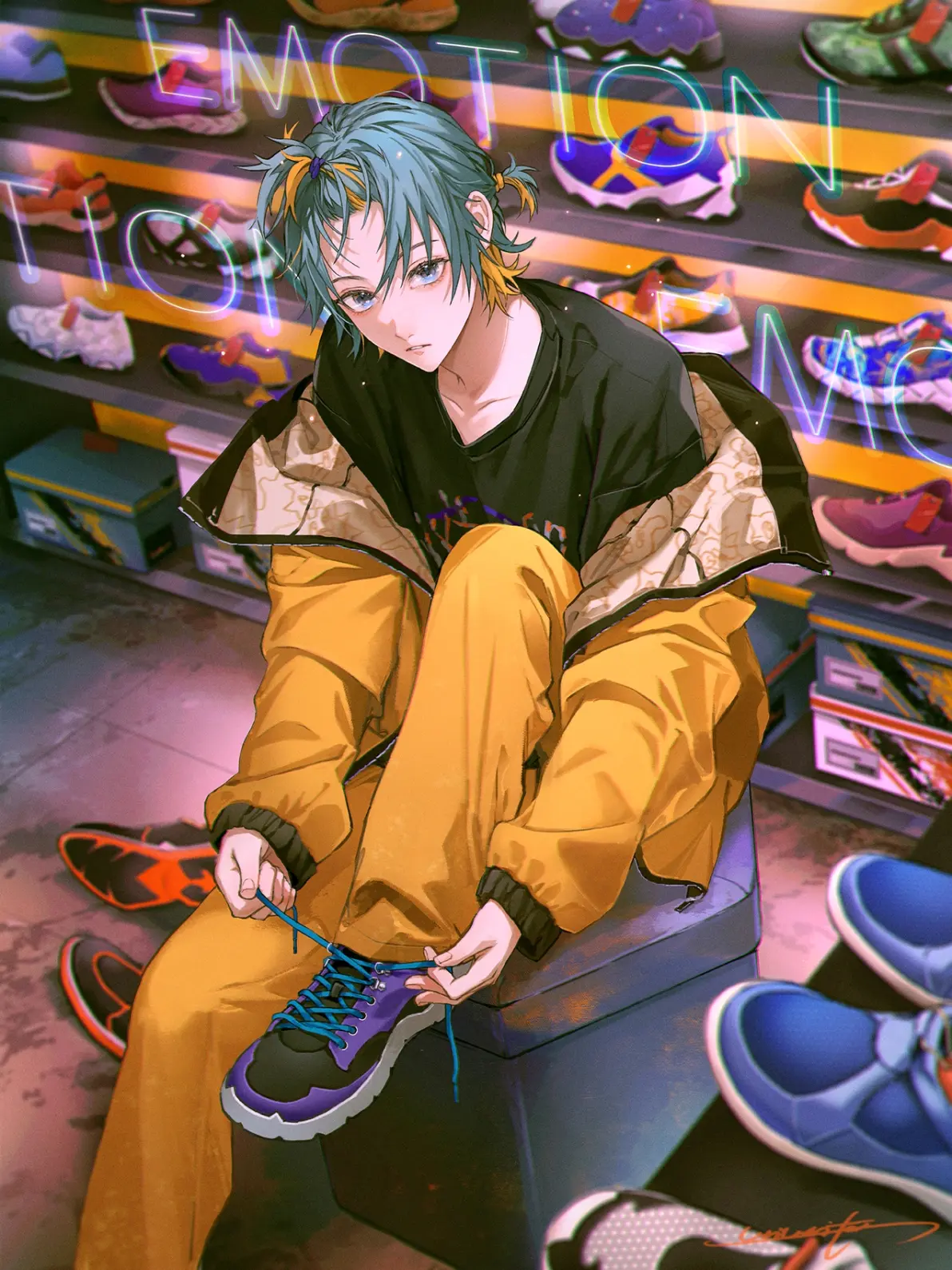 图片[10]-最爱的那一双♡ – 运动鞋插画特辑-忙忙软件库