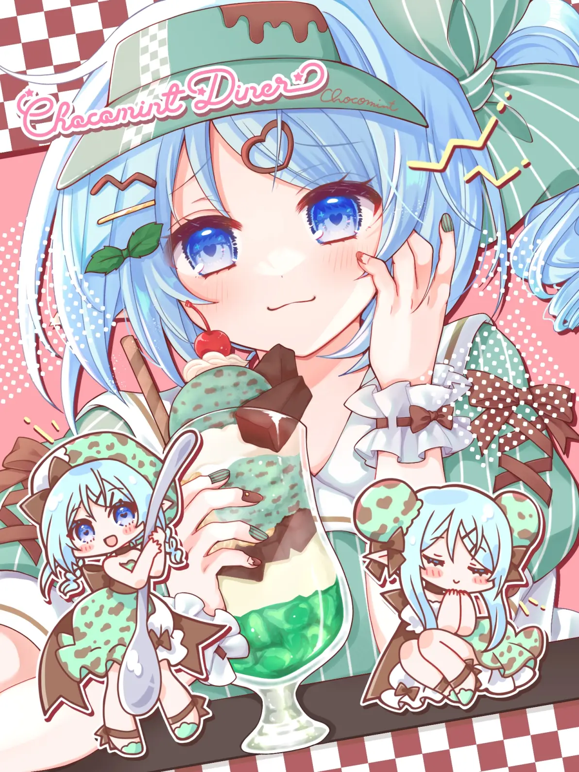 图片[14]-满满的甜蜜♡ – 芭菲插画特辑-忙忙软件库