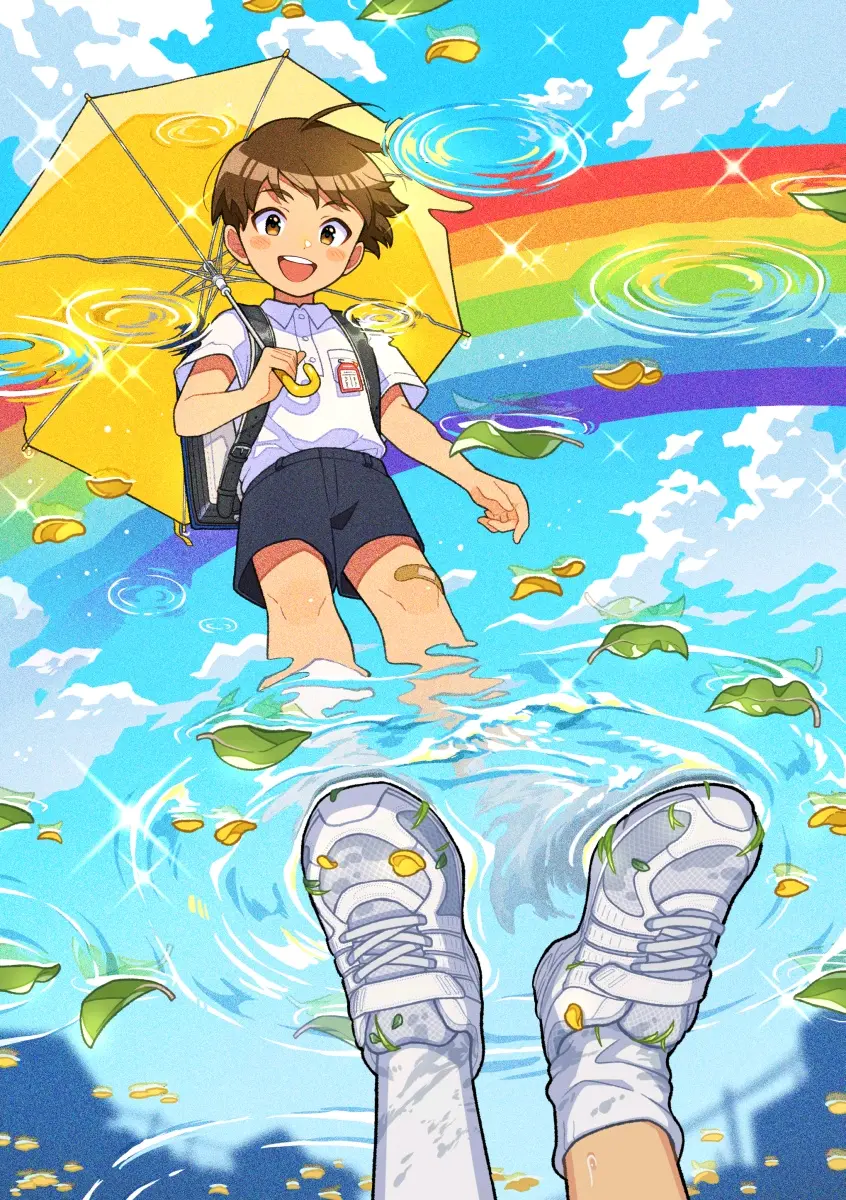 图片[9]-七彩拱桥♪ – 彩虹插画特辑-忙忙软件库