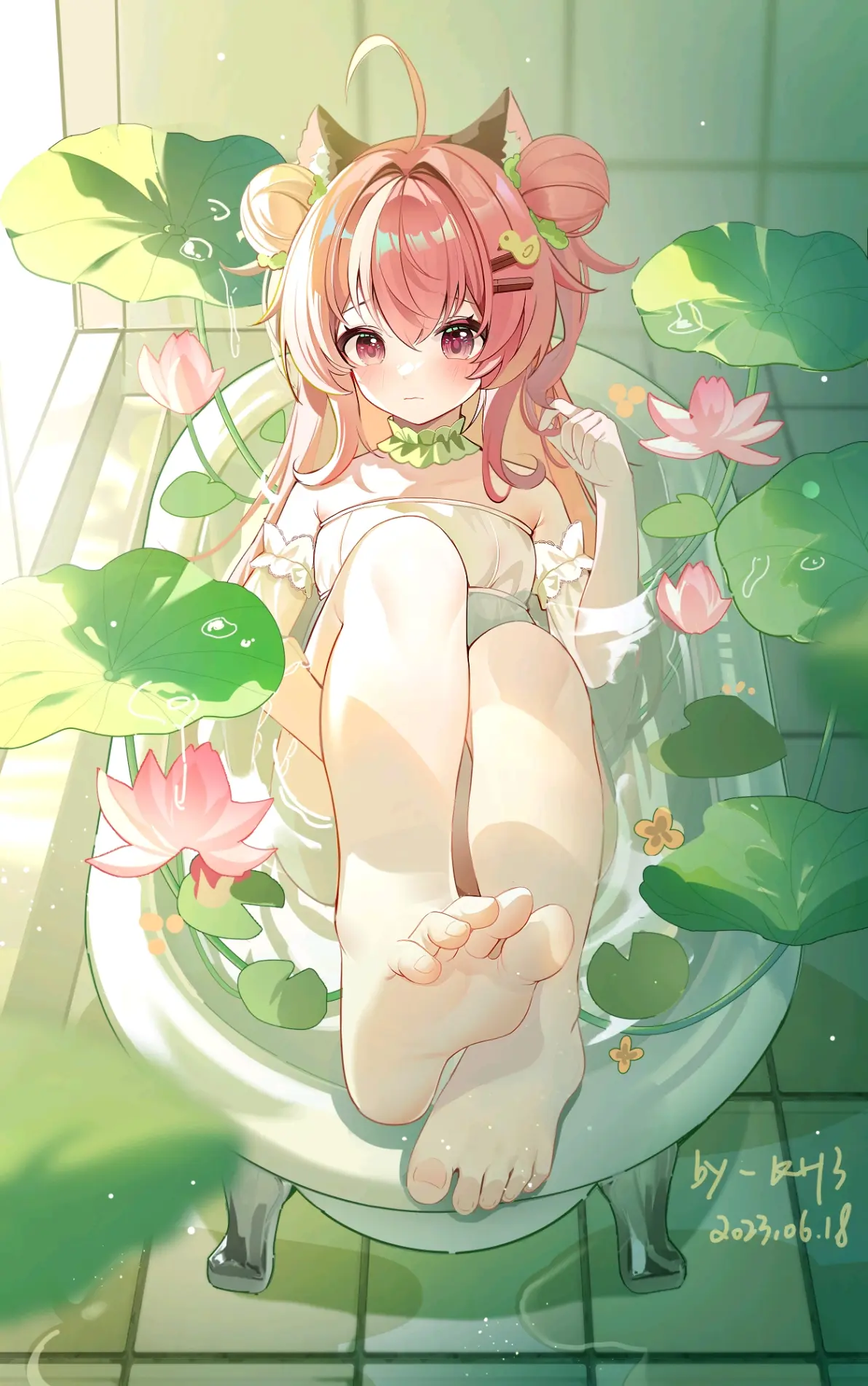 图片[7]-于水面绽放 – 睡莲及荷花插画特辑-忙忙软件库