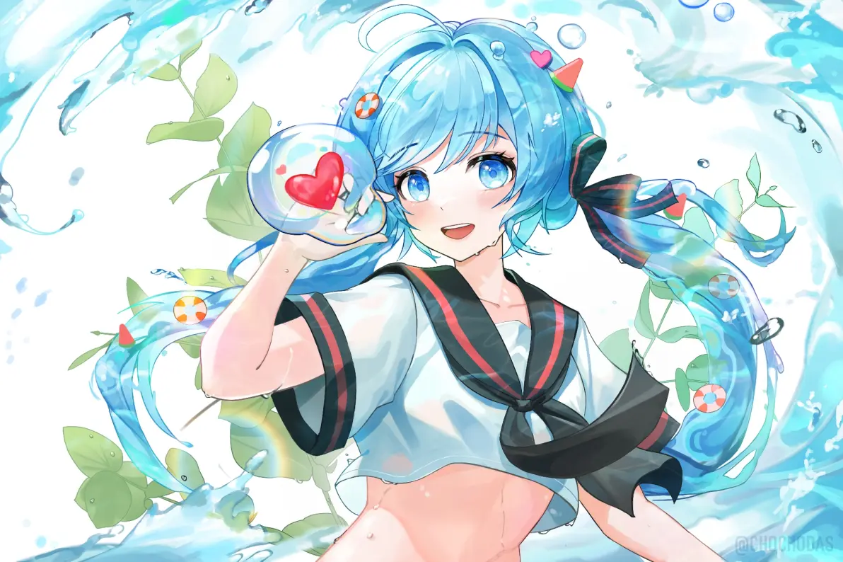 图片[3]-满溢的透明感 – 「#瓶未来」插画特辑-忙忙软件库