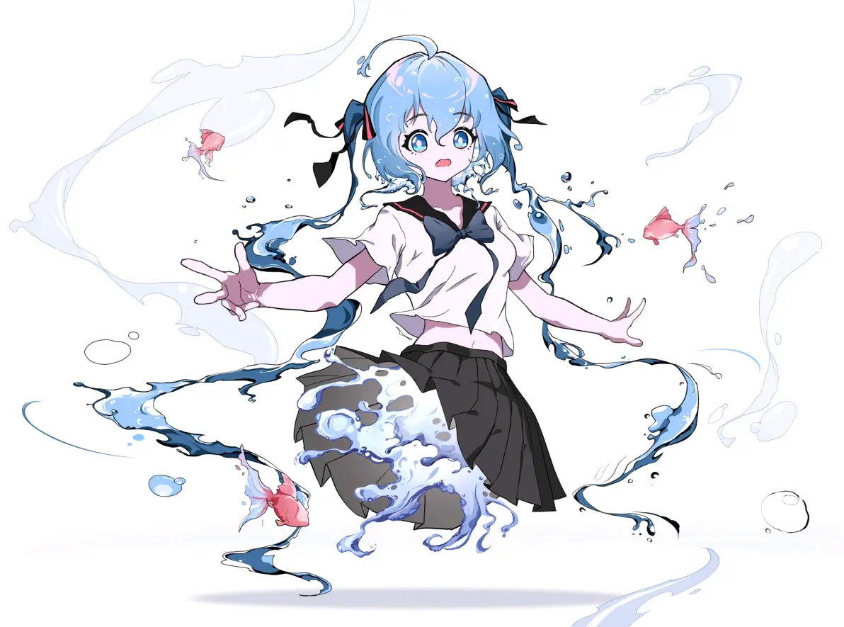 图片[2]-满溢的透明感 – 「#瓶未来」插画特辑-忙忙软件库