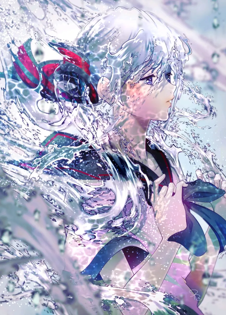 图片[10]-满溢的透明感 – 「#瓶未来」插画特辑-忙忙软件库