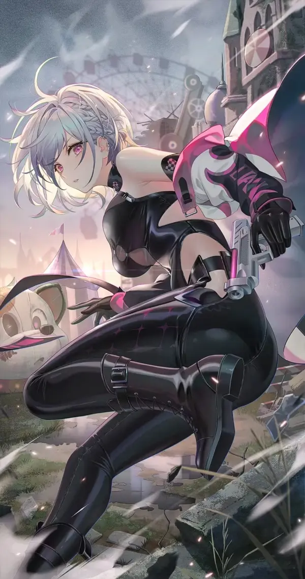 图片[14]-轻盈又俏皮 – 短发女子插画特辑-忙忙软件库