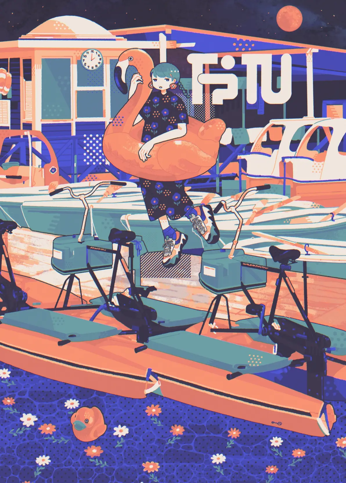 图片[6]-水波荡漾之美 – 船舶插画特辑-忙忙软件库