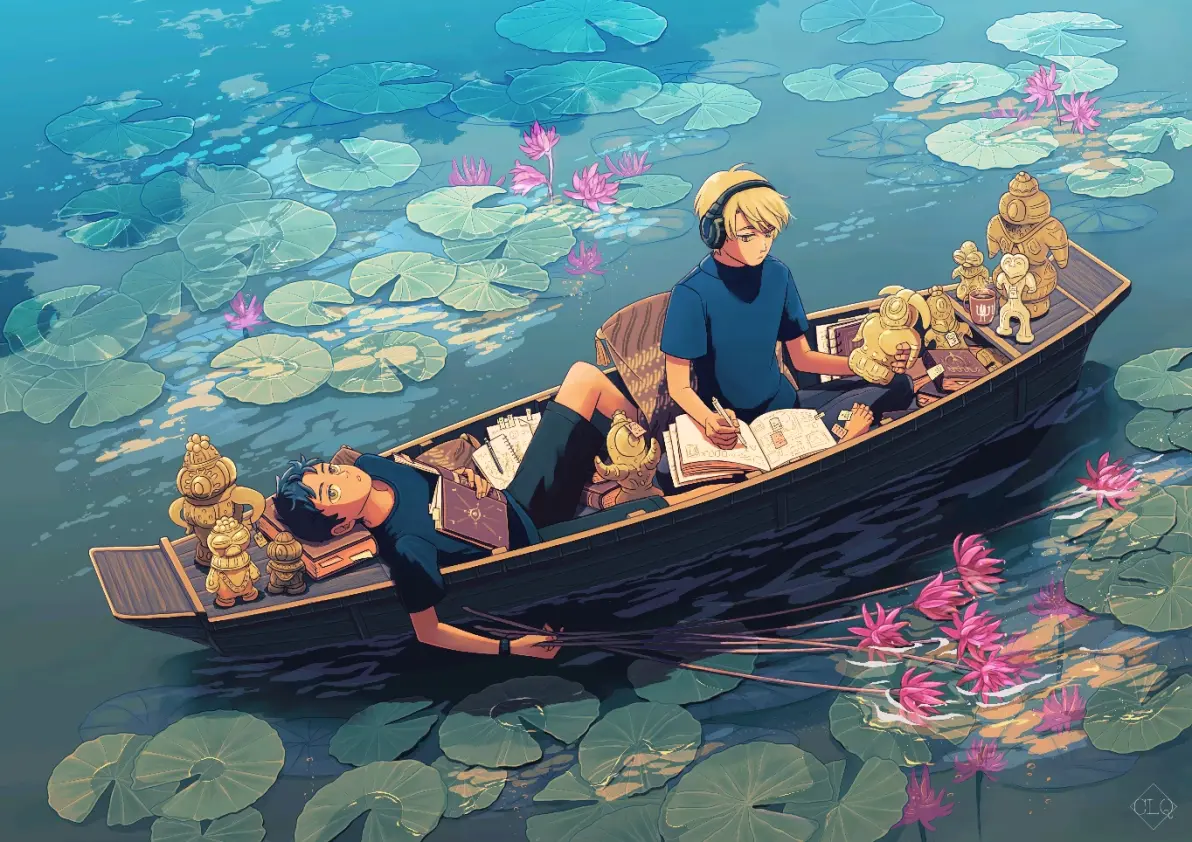 图片[9]-水波荡漾之美 – 船舶插画特辑-忙忙软件库