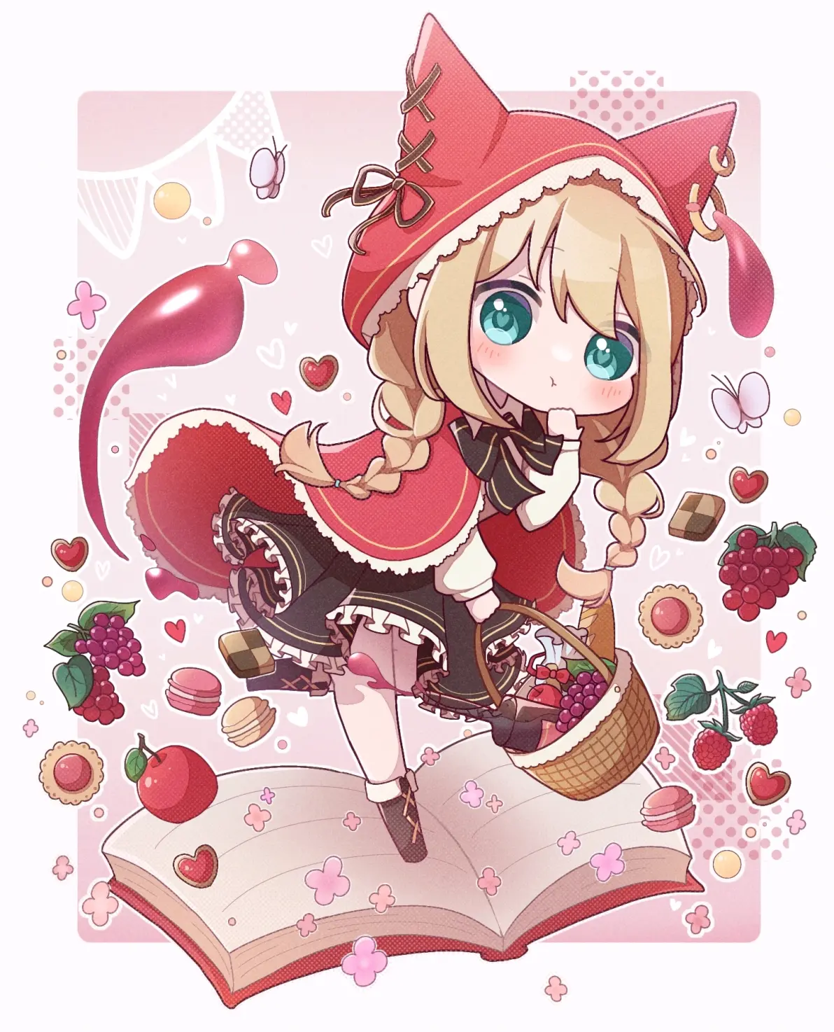 图片[7]-路上要小心 – 小红帽插画特辑-忙忙软件库