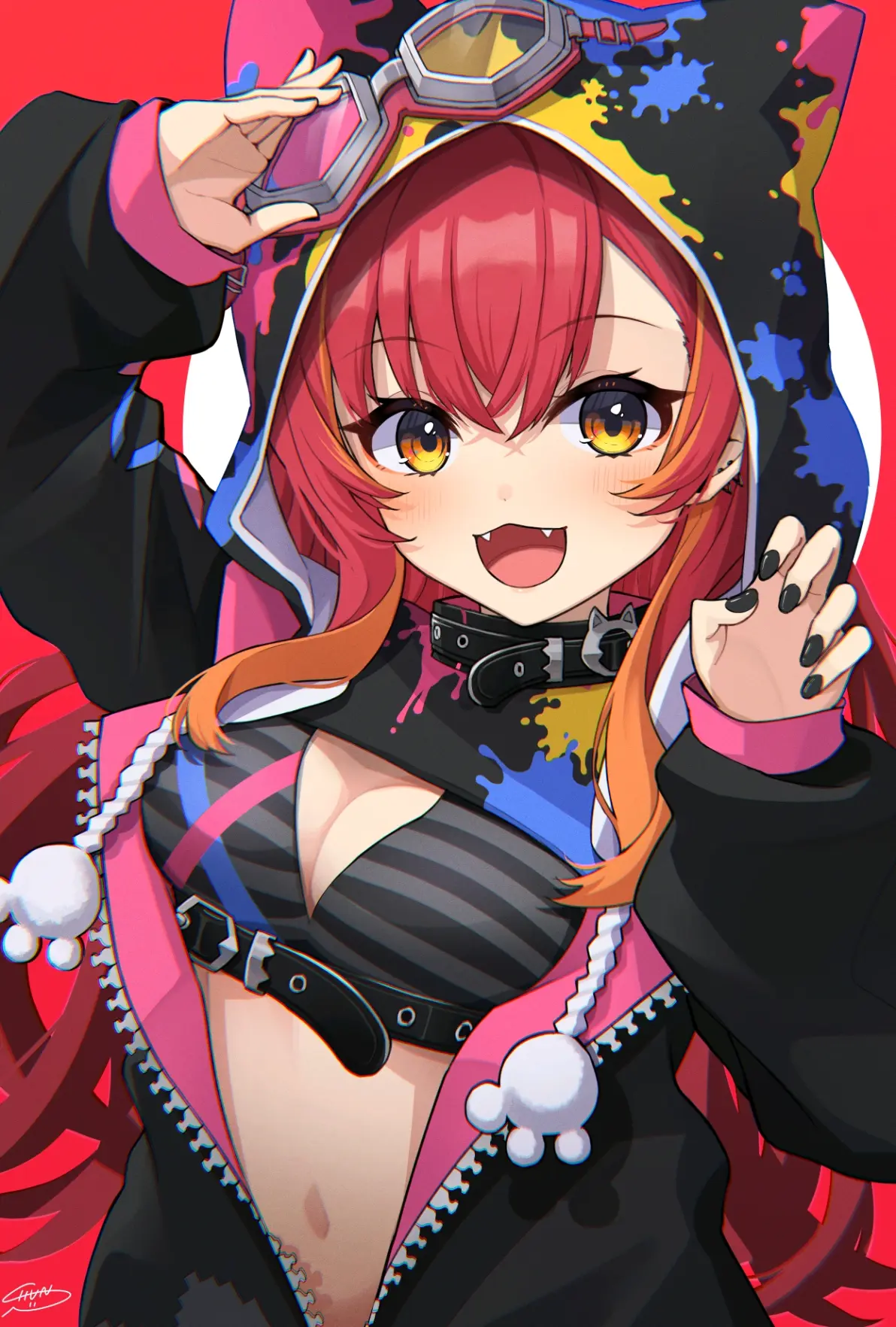 图片[12]-可爱又吸睛♡ – 虎牙插画特辑-忙忙软件库