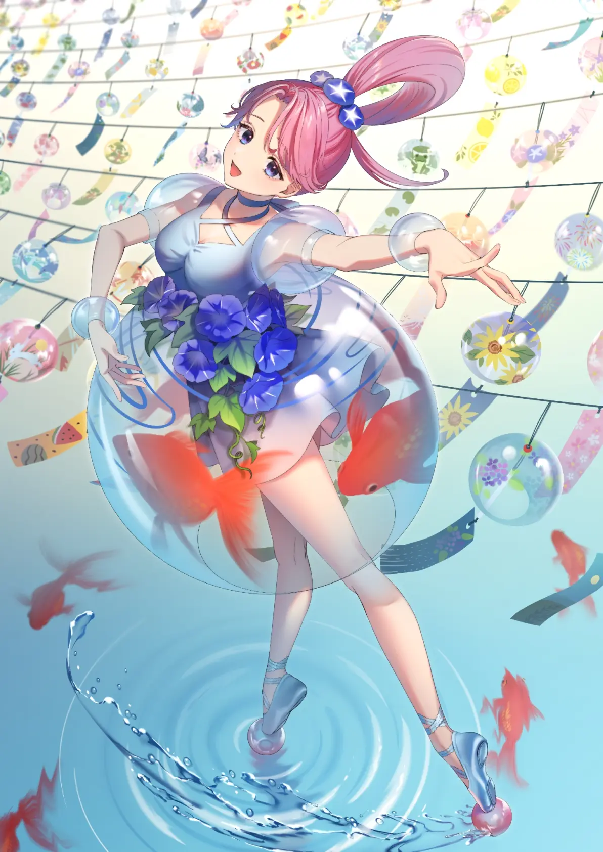 图片[7]-清凉治愈的声音 – 风铃插画特辑-忙忙软件库