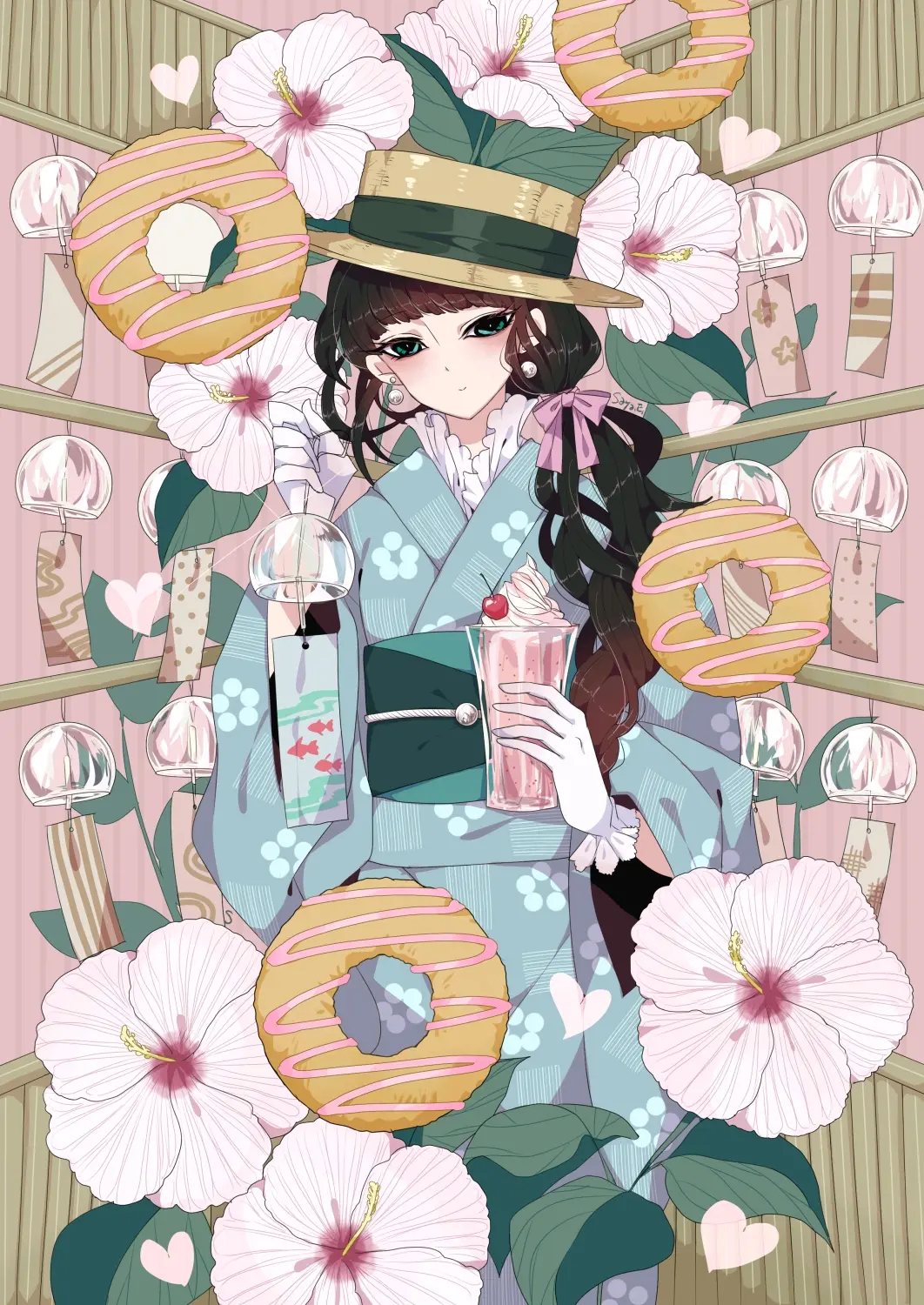 图片[5]-清凉治愈的声音 – 风铃插画特辑-忙忙软件库