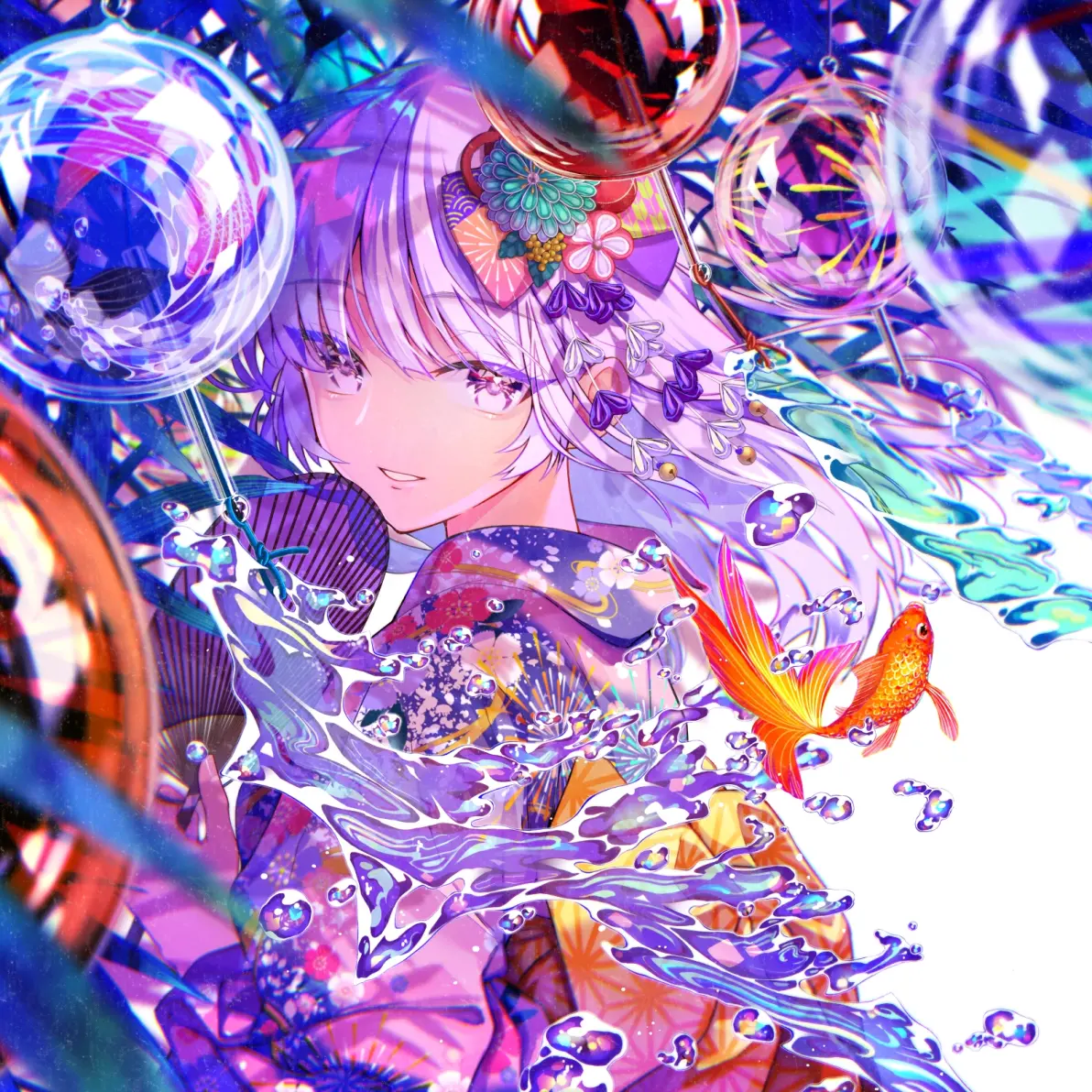 图片[10]-清凉治愈的声音 – 风铃插画特辑-忙忙软件库