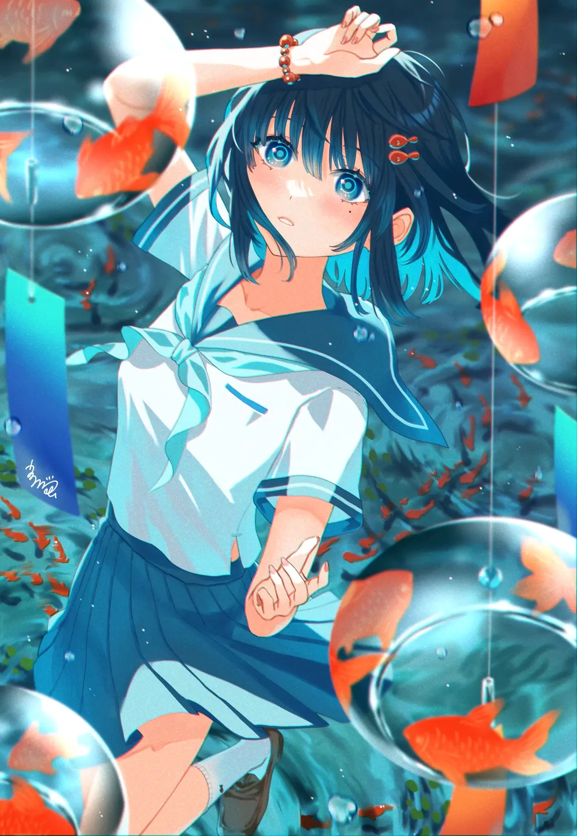 图片[13]-清凉治愈的声音 – 风铃插画特辑-忙忙软件库