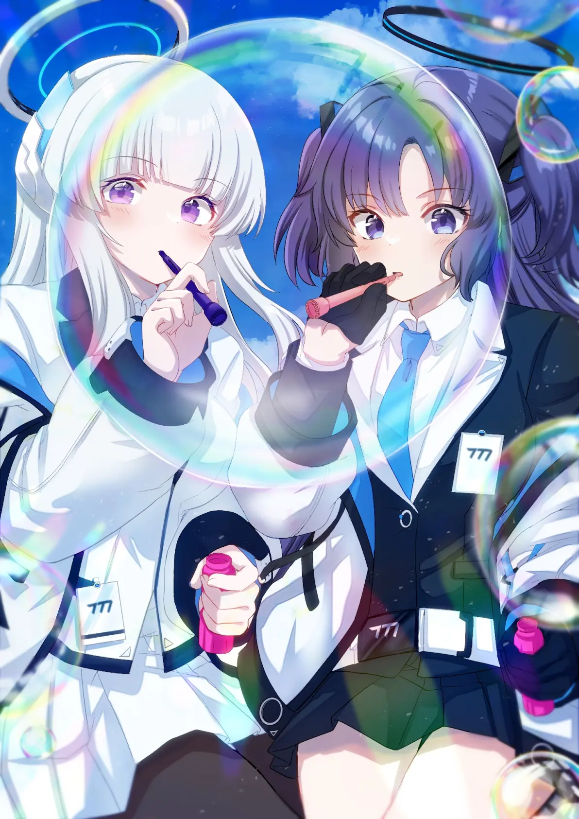 图片[7]-短暂的虹色光辉 – 肥皂泡插画特辑-忙忙软件库