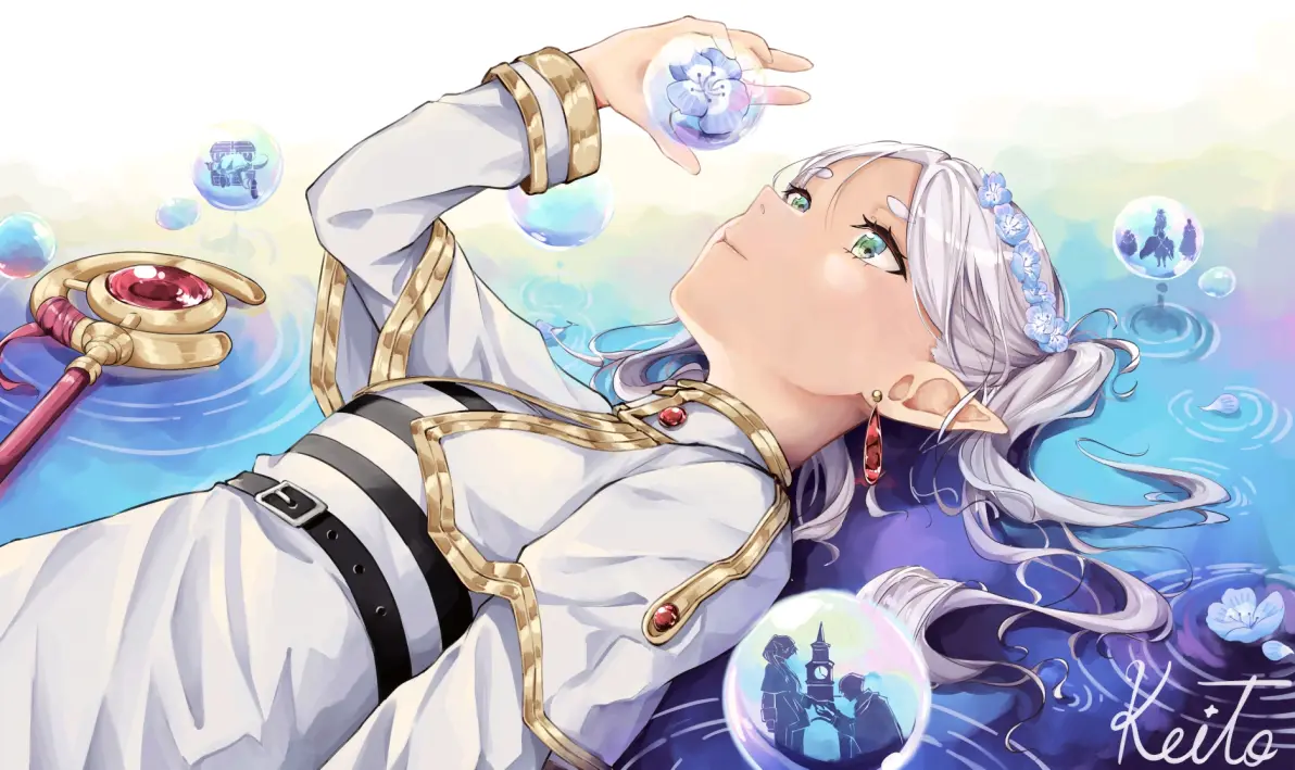 图片[11]-短暂的虹色光辉 – 肥皂泡插画特辑-忙忙软件库