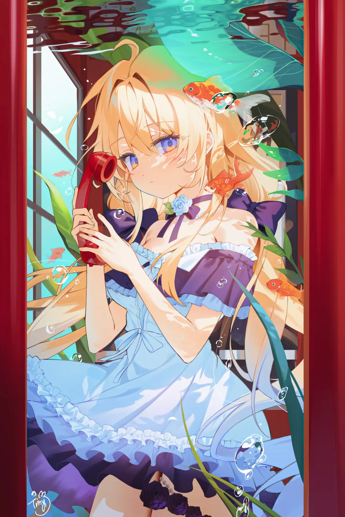 图片[4]-优雅泳姿 – 金鱼插画特辑-忙忙软件库